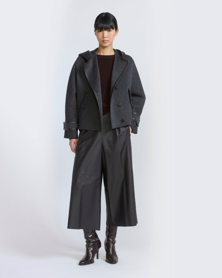 Double-sided cashmere wool hooded jacket - Yves Salomon - New Fall/Winter Collection