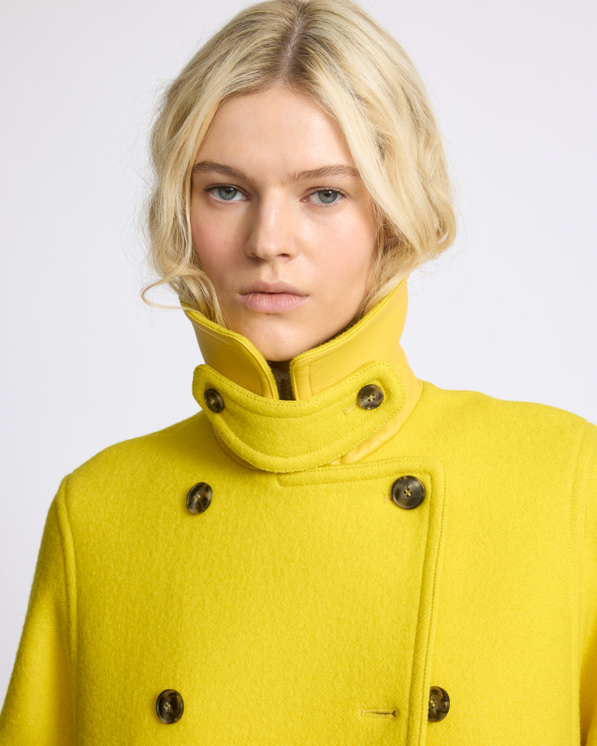 Wool cloth pea coat - Yves Salomon - New Fall/Winter Collection