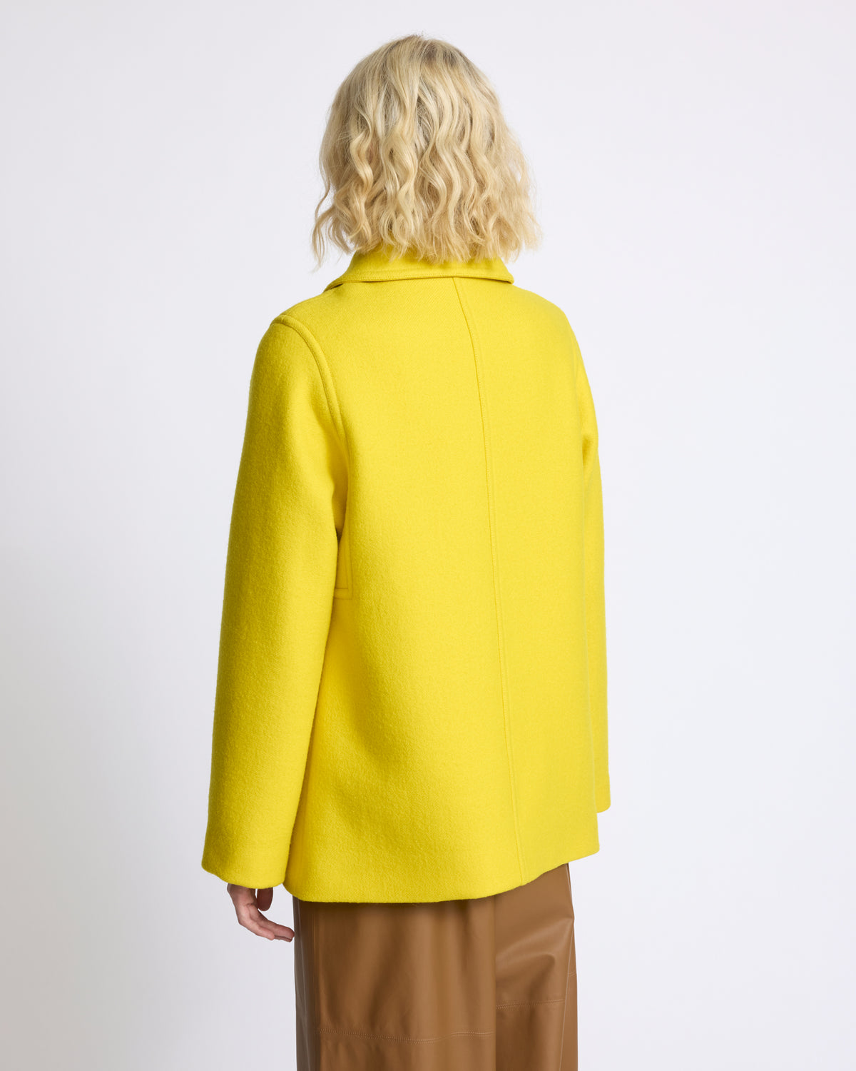 Wool cloth pea coat - Yves Salomon - New Fall/Winter Collection
