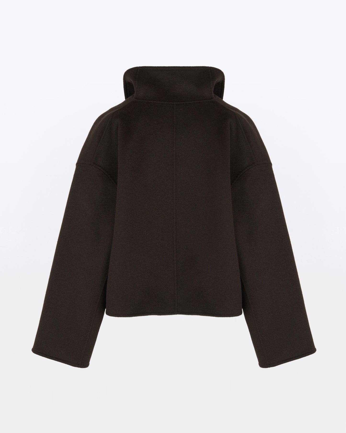 Short double-sided cashmere wool jacket with lambskin shearling - Yves Salomon - New Fall/Winter Collection