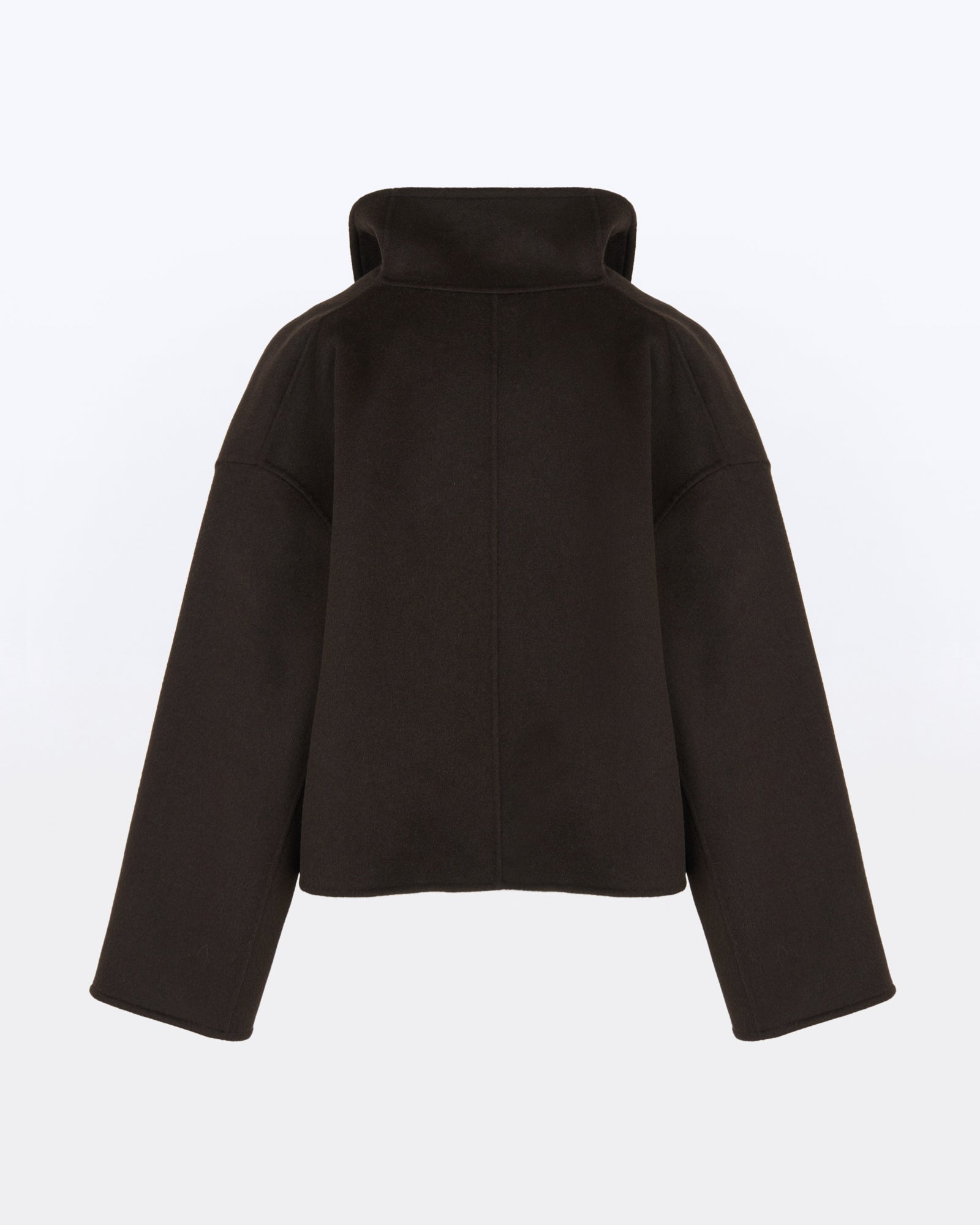 Short double-sided cashmere wool jacket with lambskin shearling - Yves Salomon - New Fall/Winter Collection