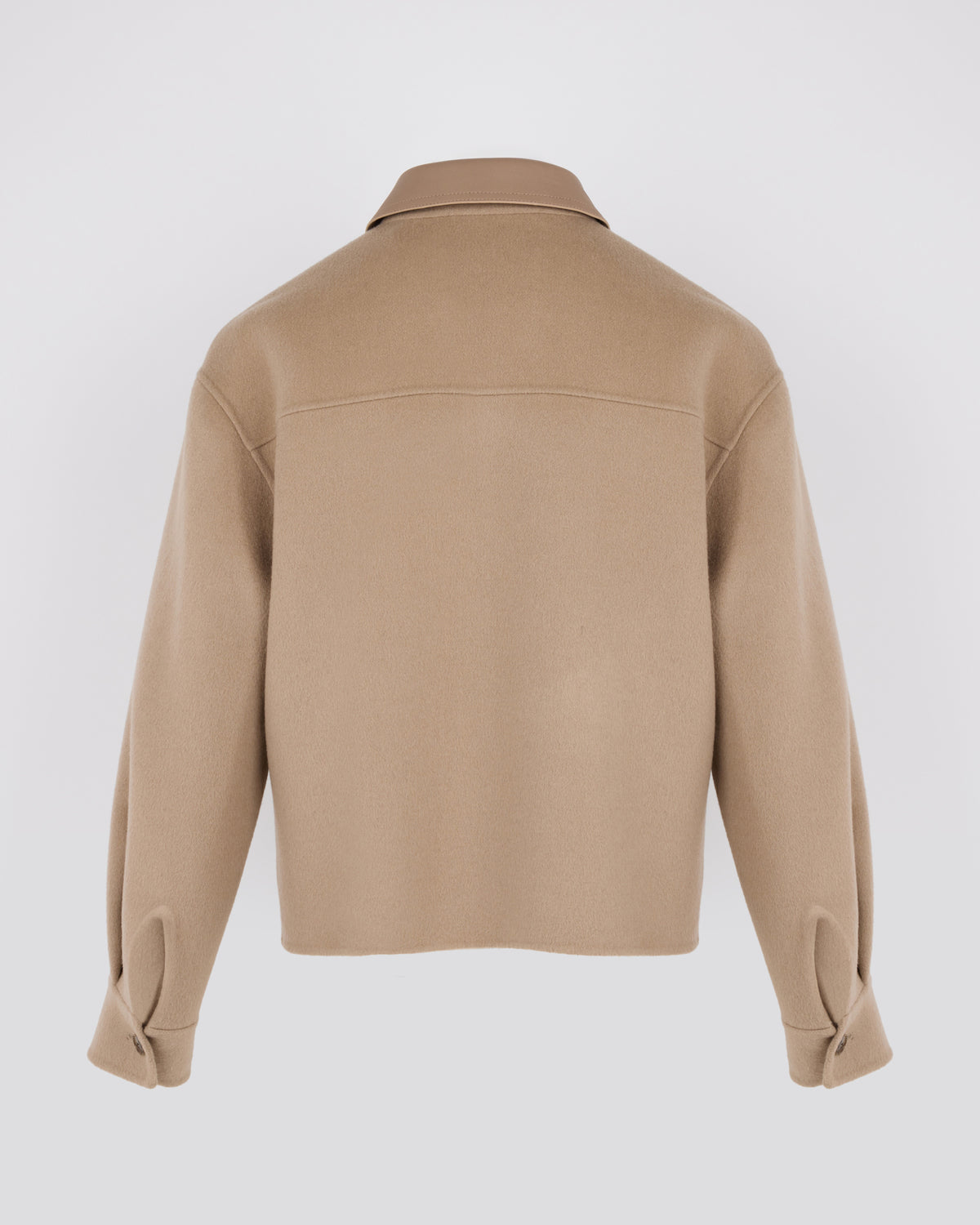 Short double-sided cashmere wool shirt - Yves Salomon - New Fall/Winter Collection