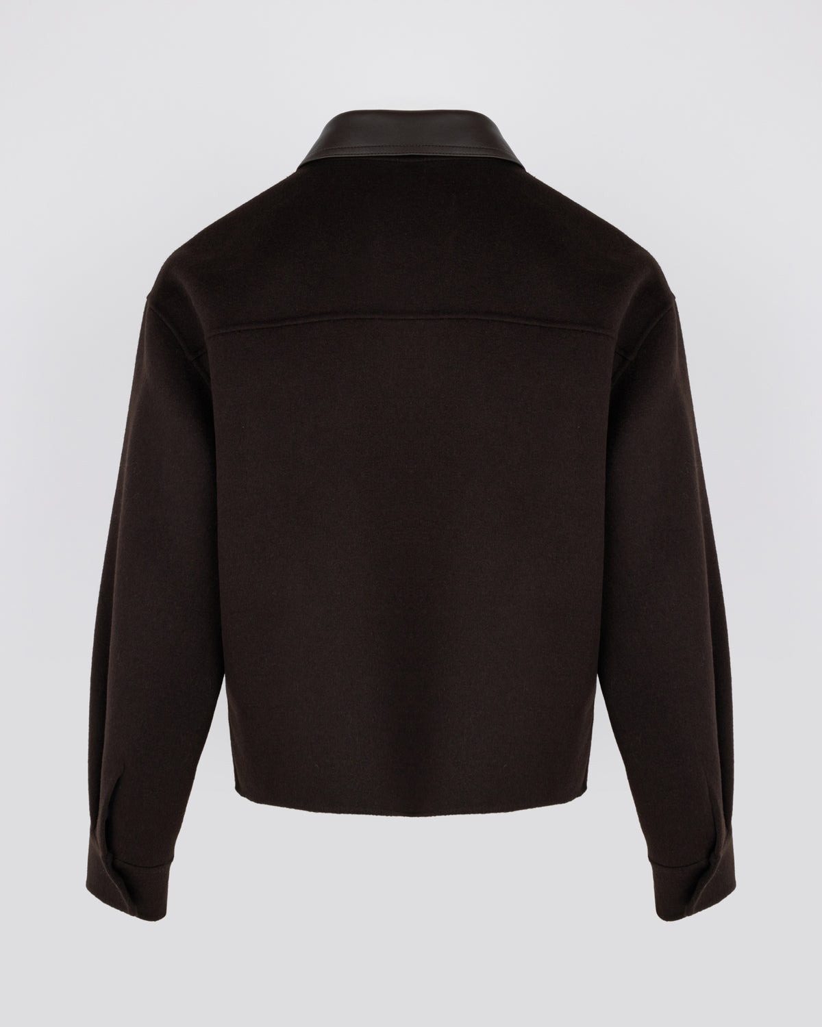 Short double-sided cashmere wool shirt - Yves Salomon - New Fall/Winter Collection