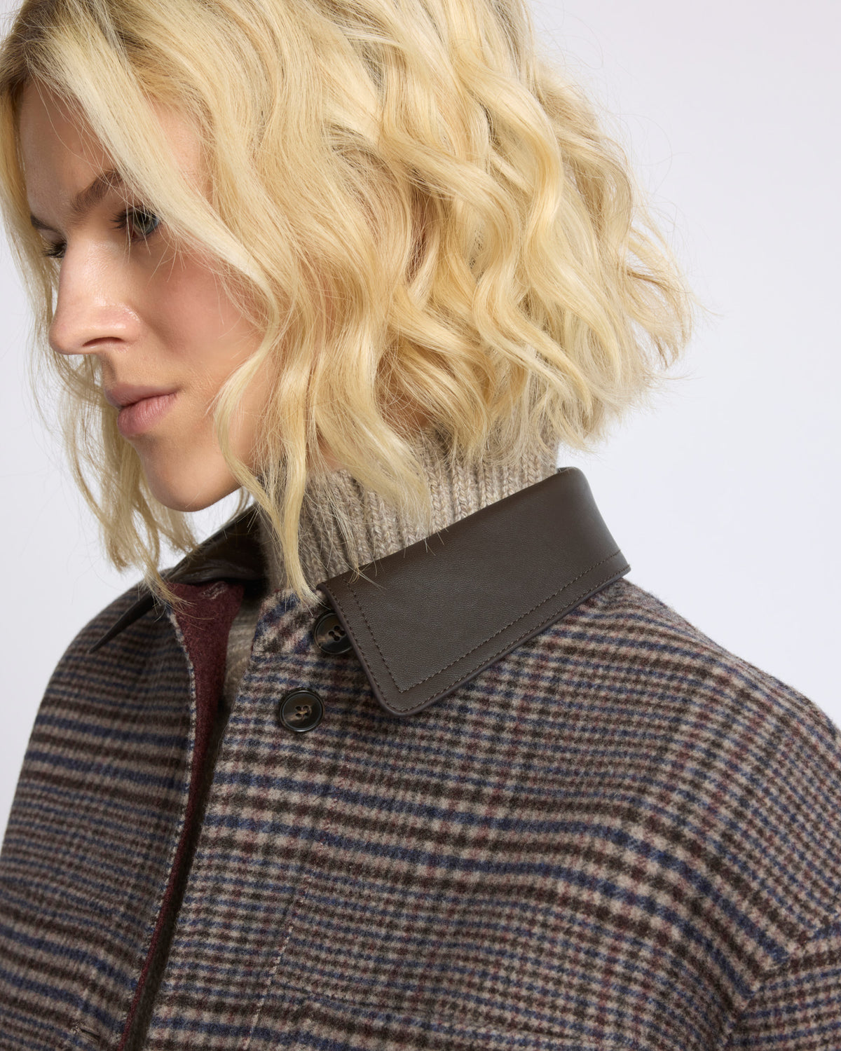 Short double-sided cashmere wool shirt - Yves Salomon - New Fall/Winter Collection