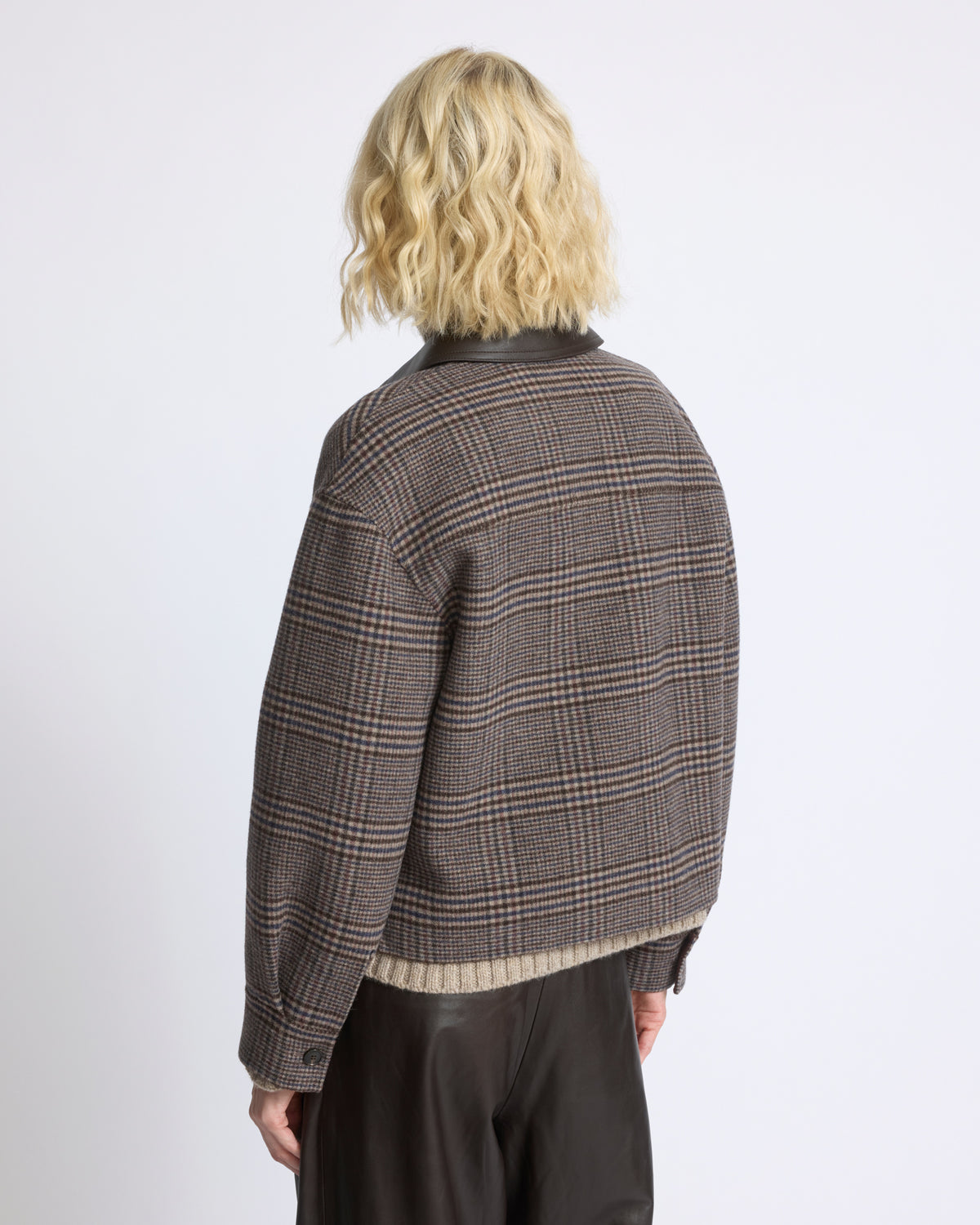 Short double-sided cashmere wool shirt - Yves Salomon - New Fall/Winter Collection