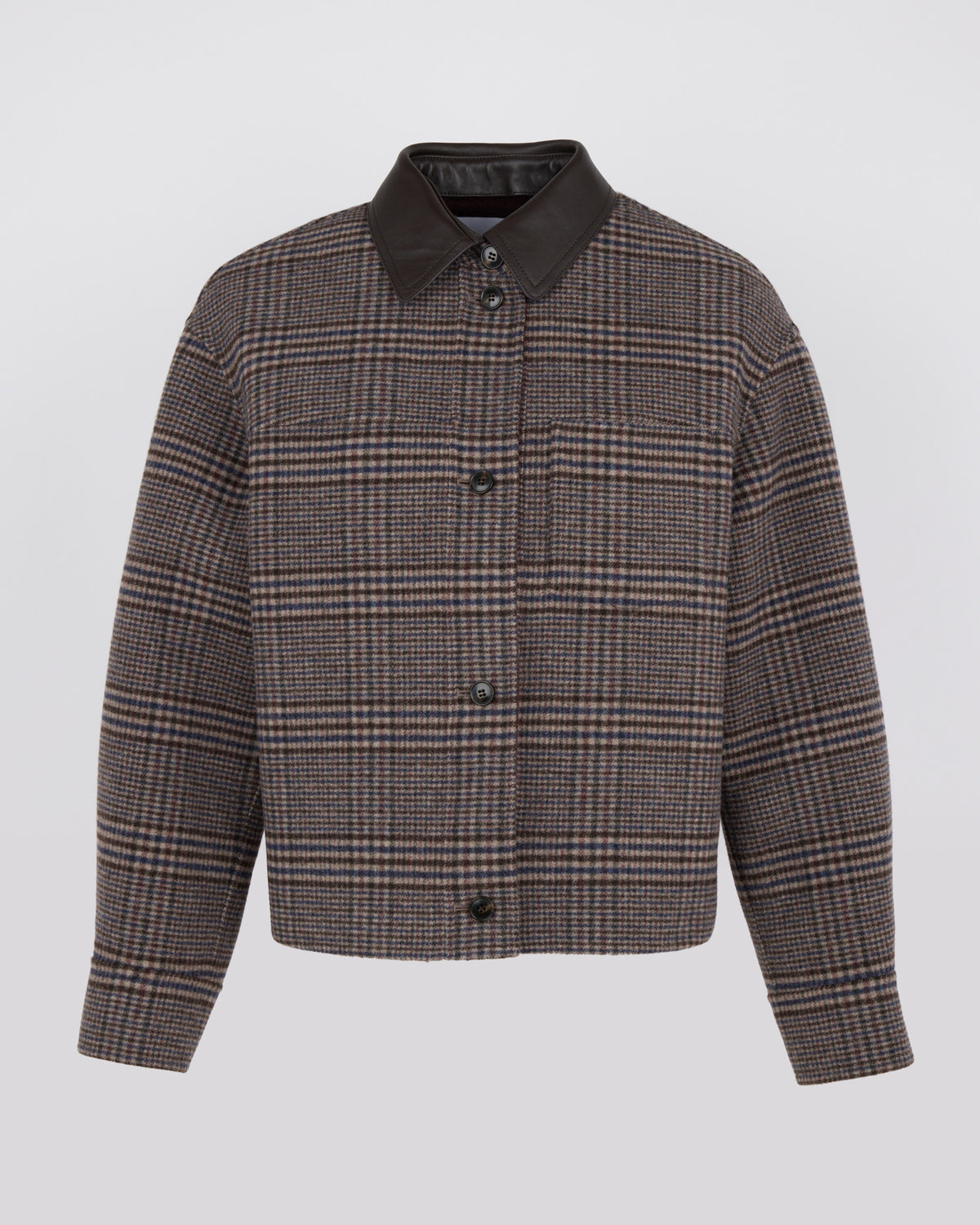 Short double-sided cashmere wool shirt - Yves Salomon - New Fall/Winter Collection