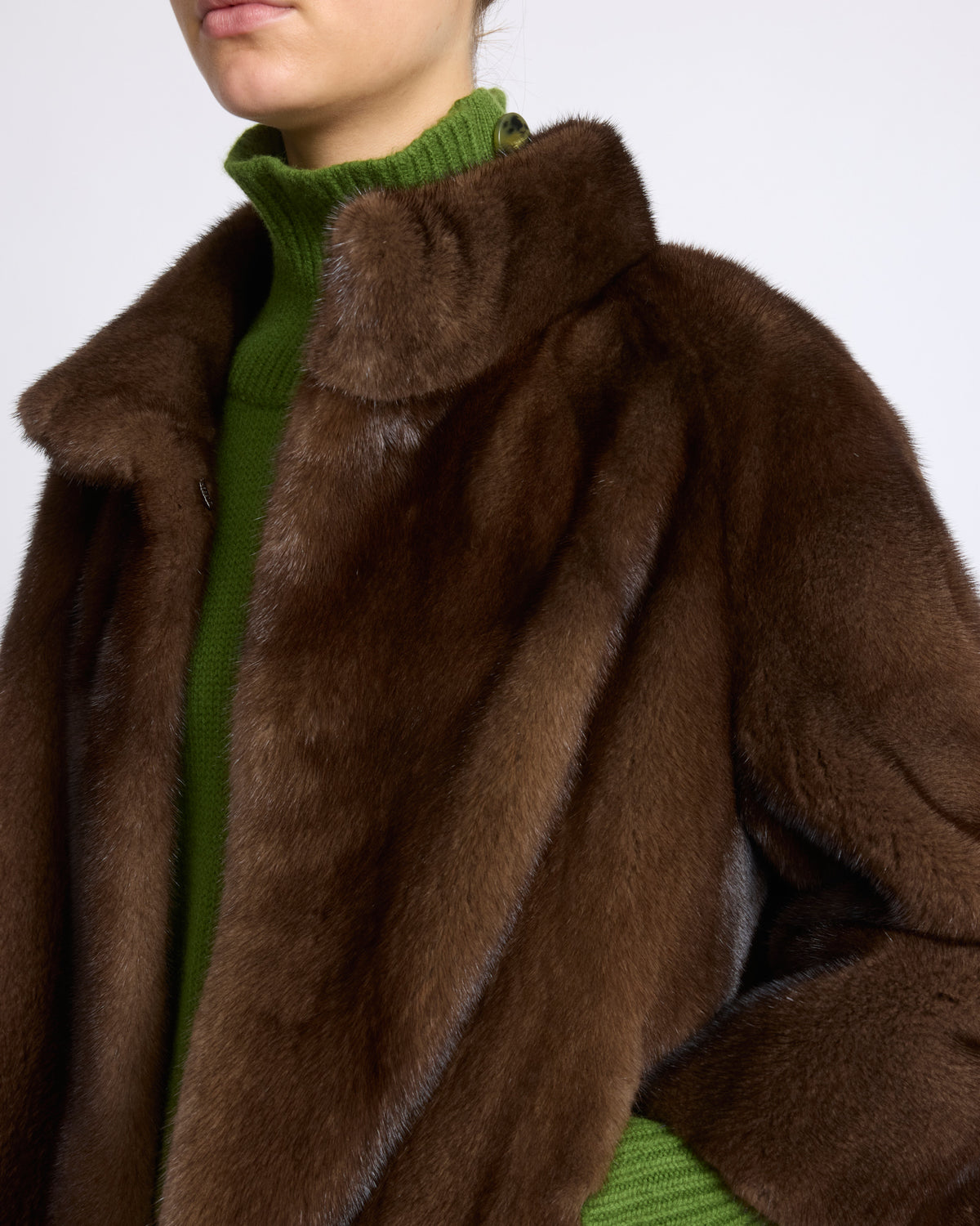 Long-haired mink fur jacket - Yves Salomon - New Fall/Winter Collection
