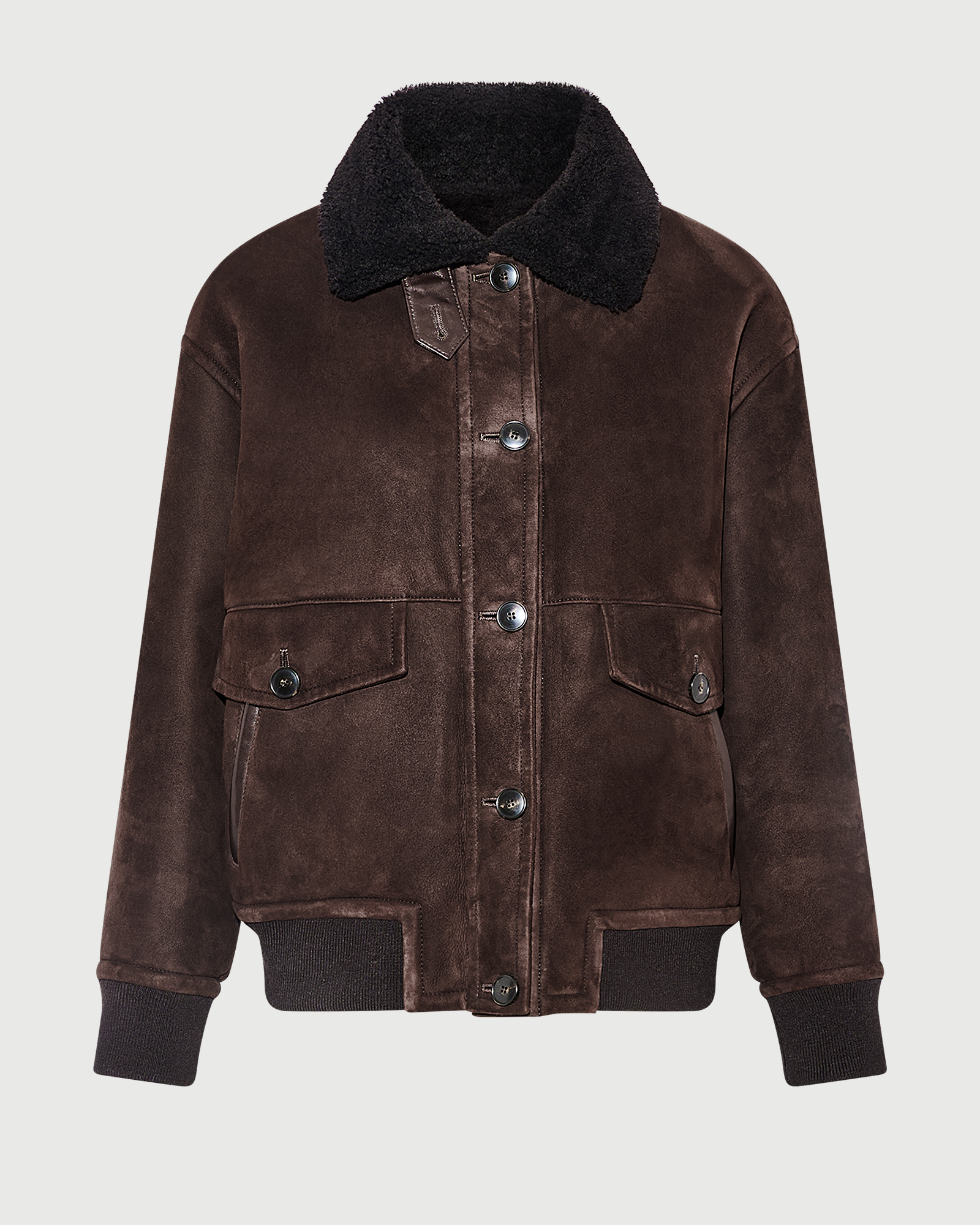 Lambskin shearling bomber jacket - Yves Salomon - New Fall Winter Collection