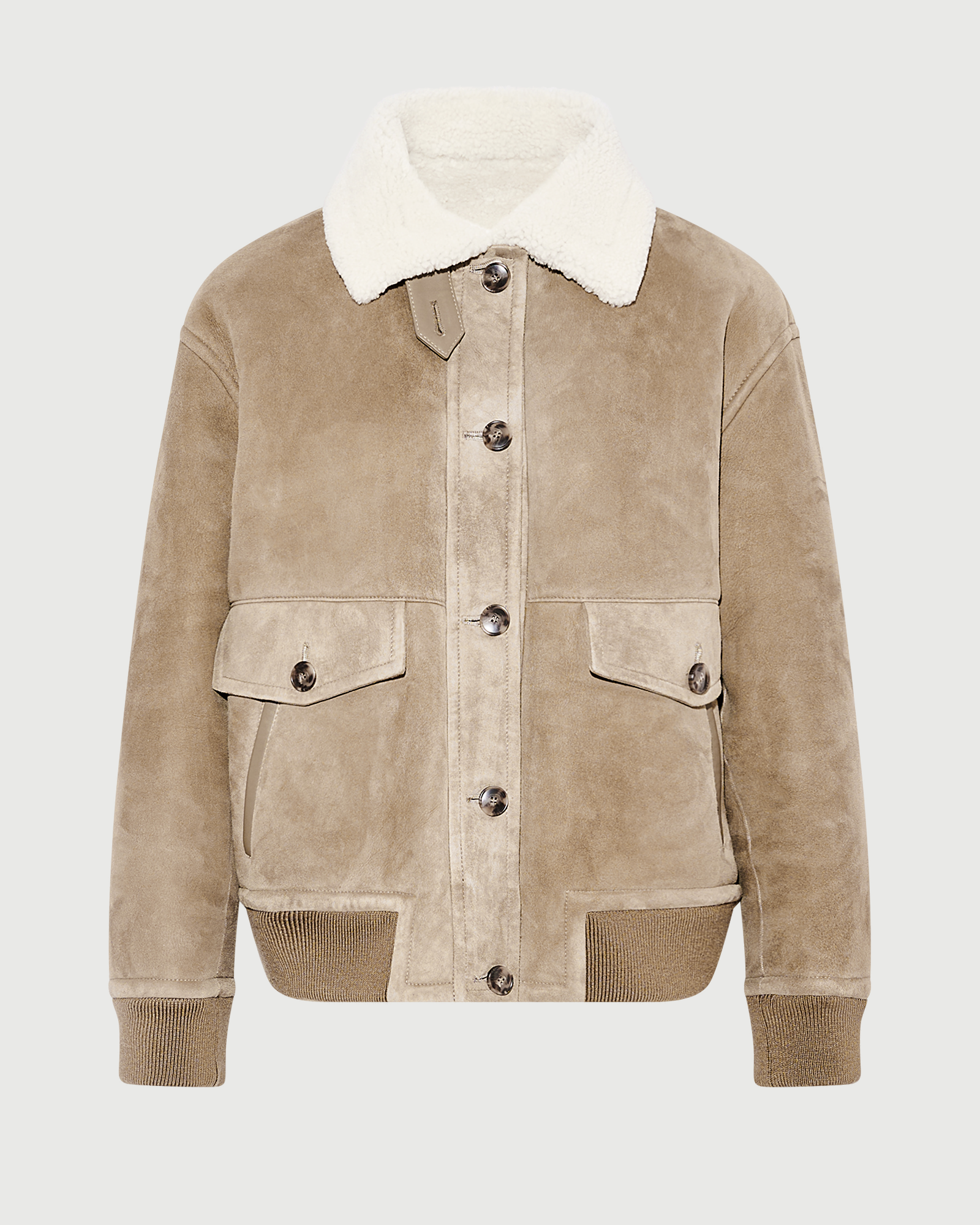 Lambskin shearling bomber jacket - Yves Salomon - New Fall Winter Collection
