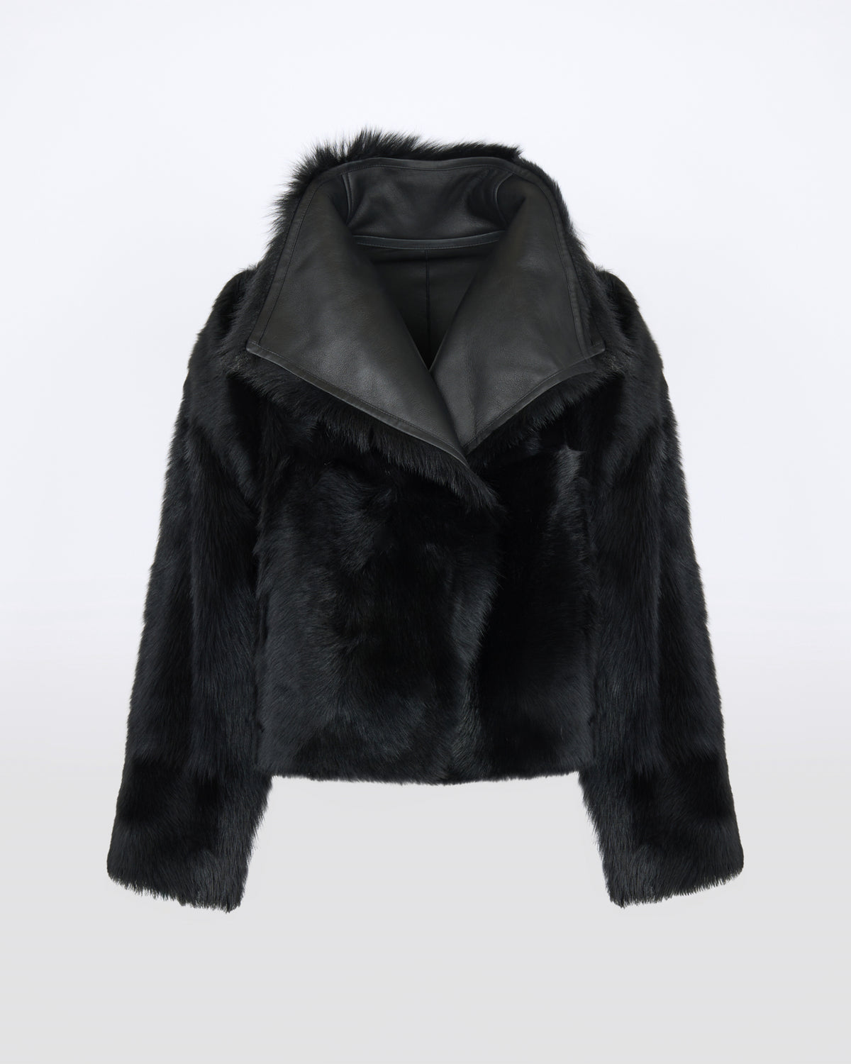 Reversible short Toscana lambskin shearling jacket - Yves Salomon - New Fall/Winter Collection