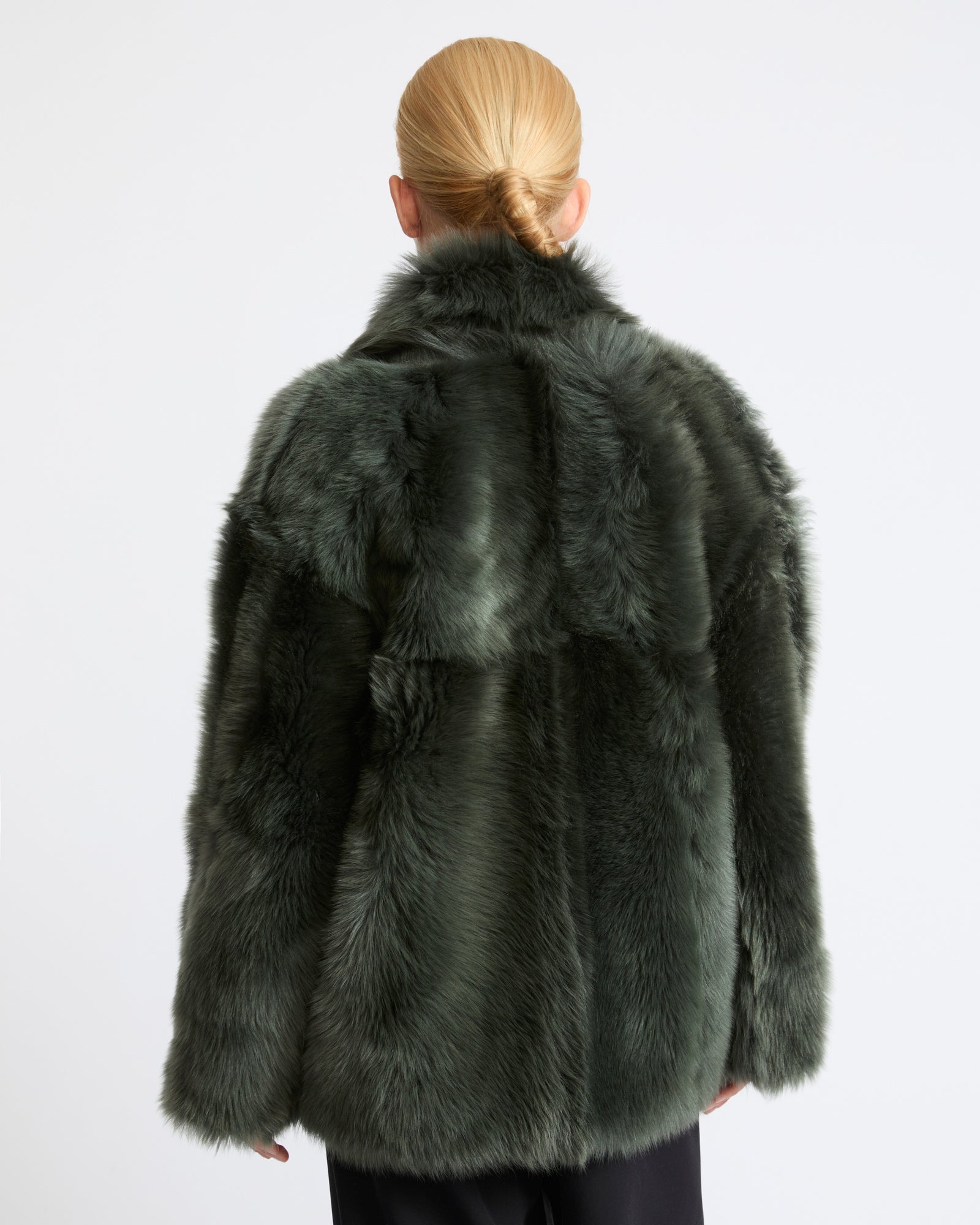Toscana lambskin shearling pea coat - Yves Salomon - New Fall Winter Collection