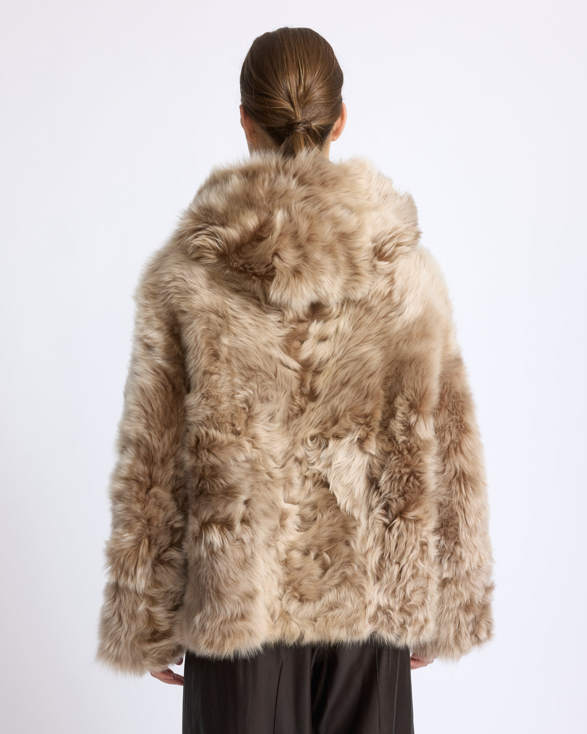 Reversible hooded Toscana lambskin shearling jacket - Yves Salomon - New Fall/Winter Collection