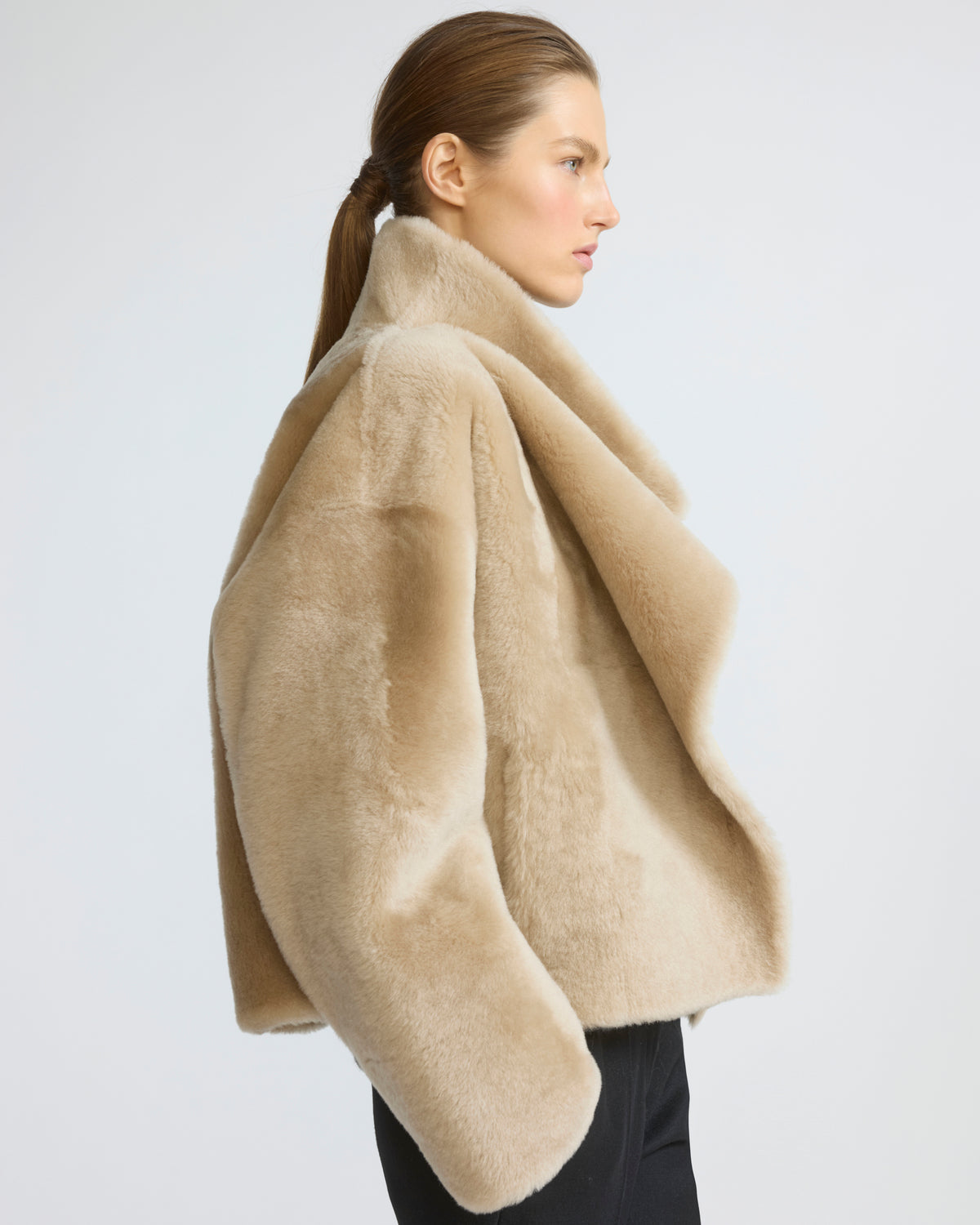 Reversible short Lacon lambskin shearling jacket - Yves Salomon - New Fall/Winter Collection