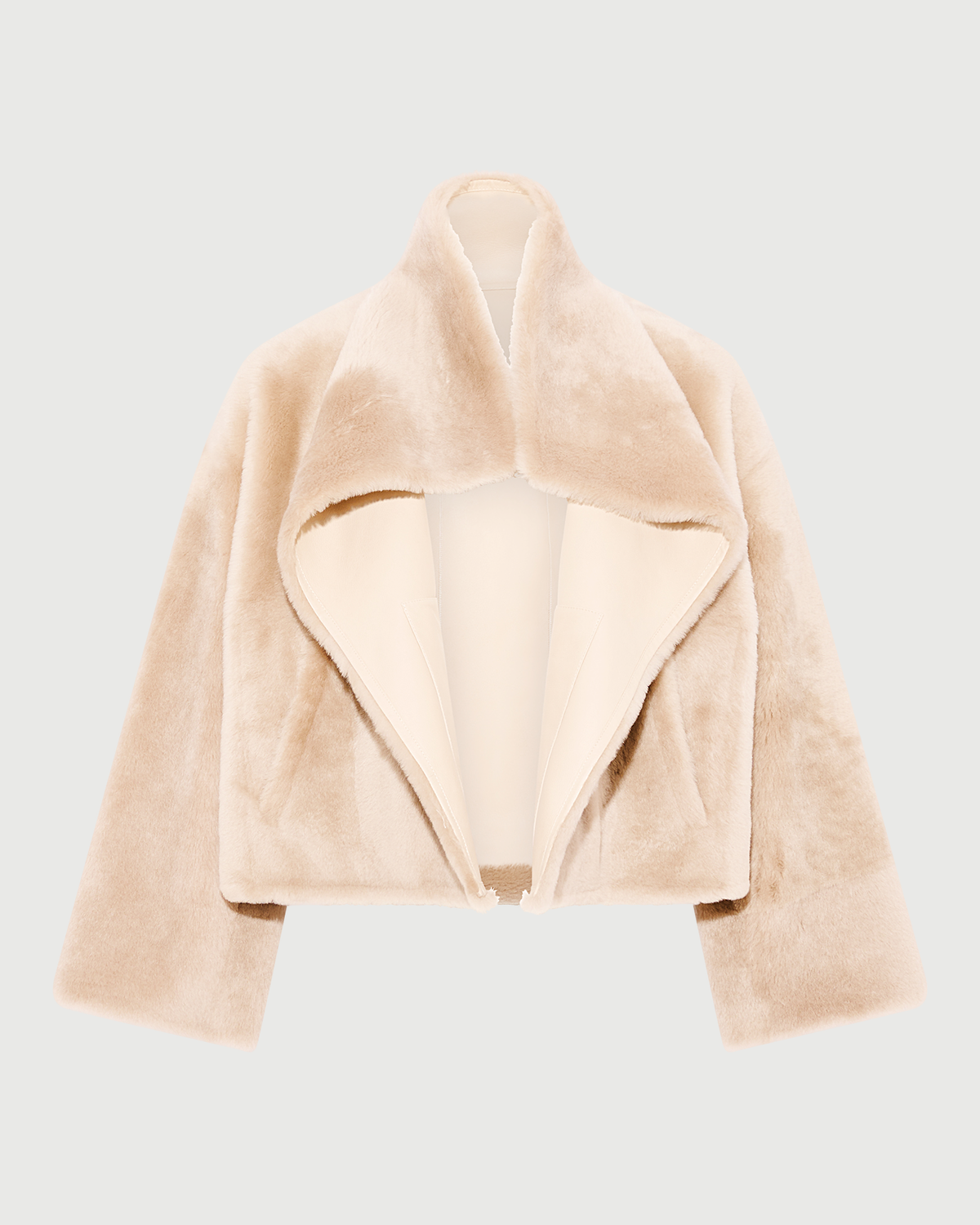 Reversible short Lacon lambskin shearling jacket - Yves Salomon - New Fall Winter Collection