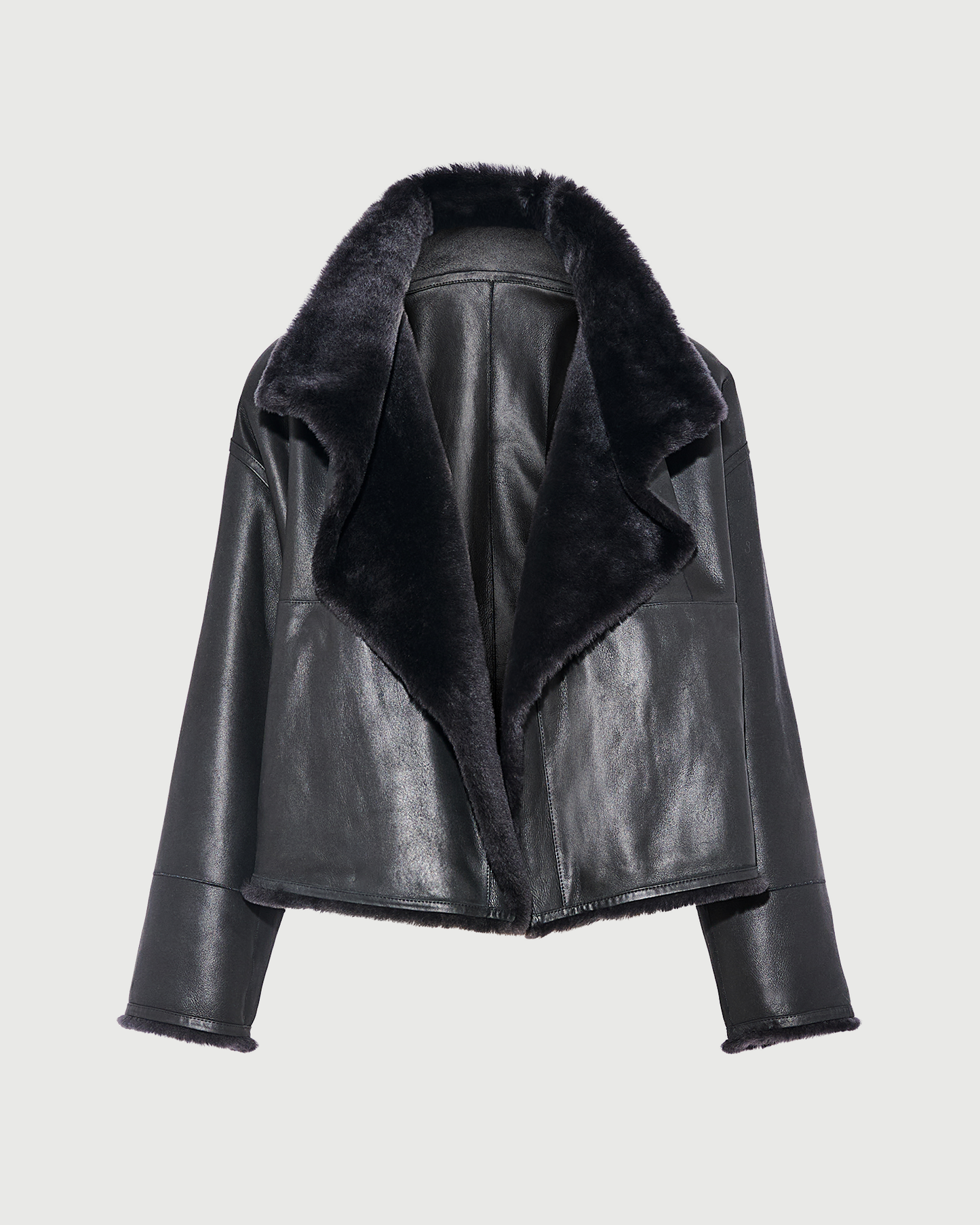 Reversible short Lacon lambskin shearling jacket - Yves Salomon - New Fall Winter Collection