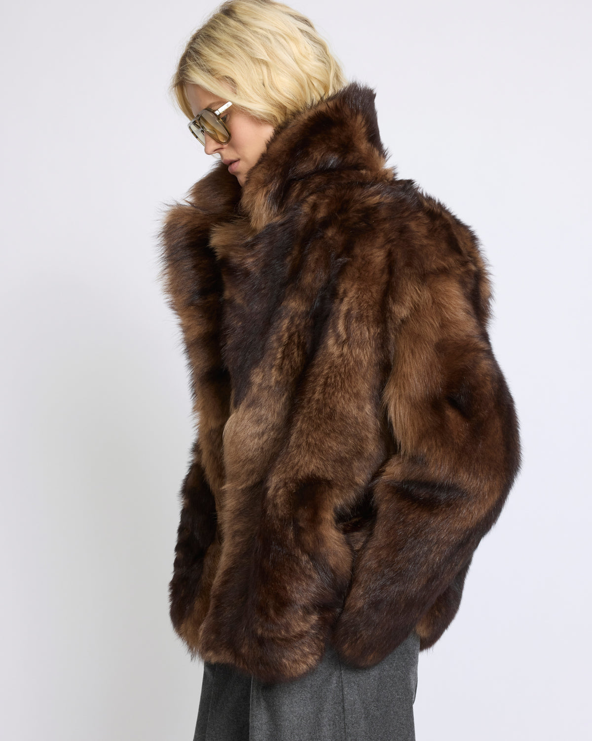 Toscana lambskin shearling pea coat - Yves Salomon - New Fall/Winter Collection