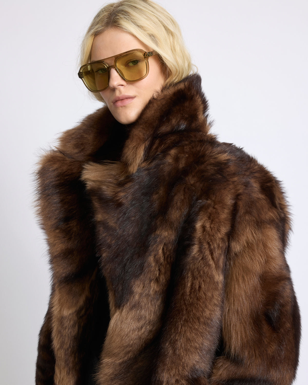 Toscana lambskin shearling pea coat - Yves Salomon - New Fall/Winter Collection