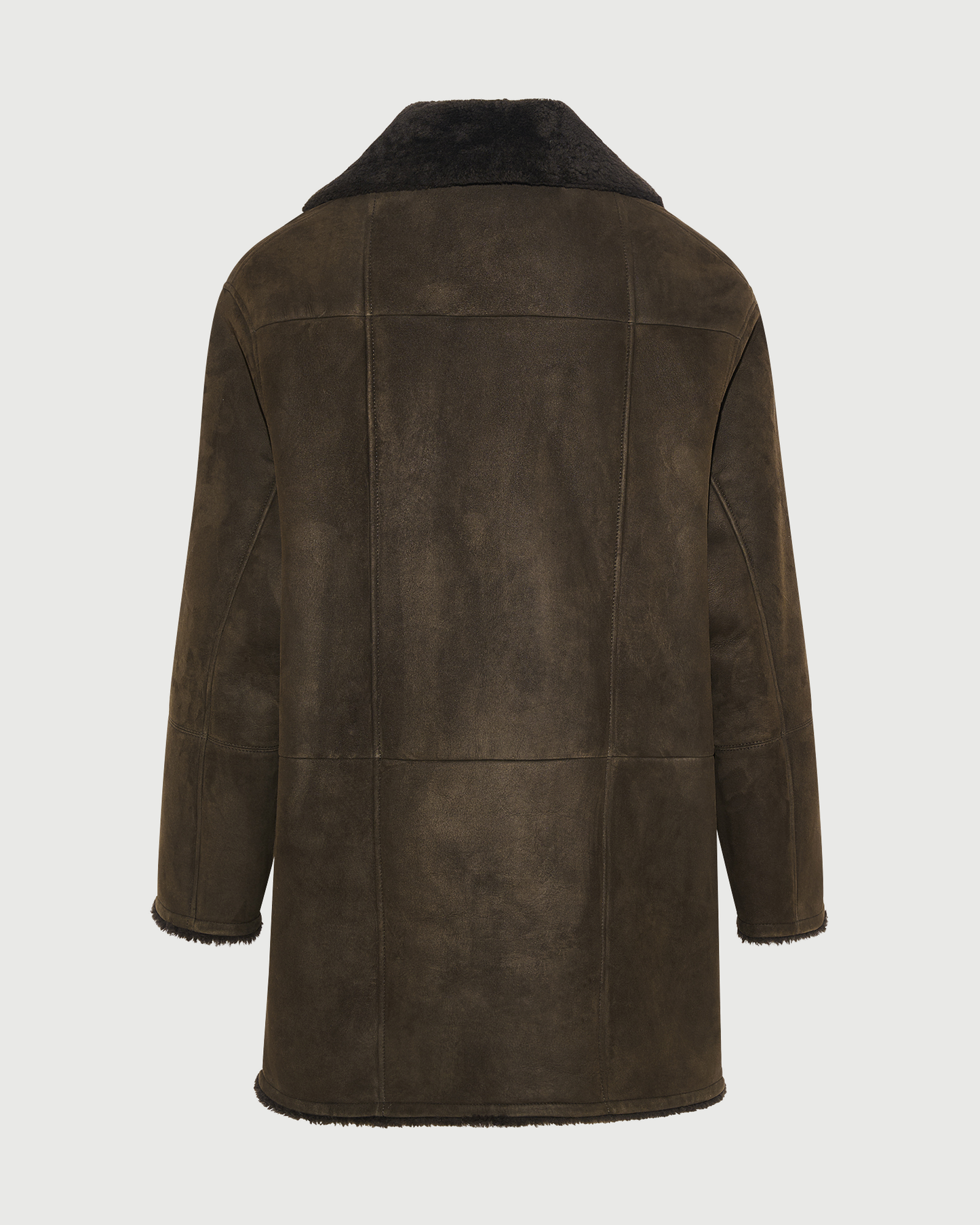 Curly Merino lambskin shearling pea coat - Yves Salomon - New Fall Winter Collection