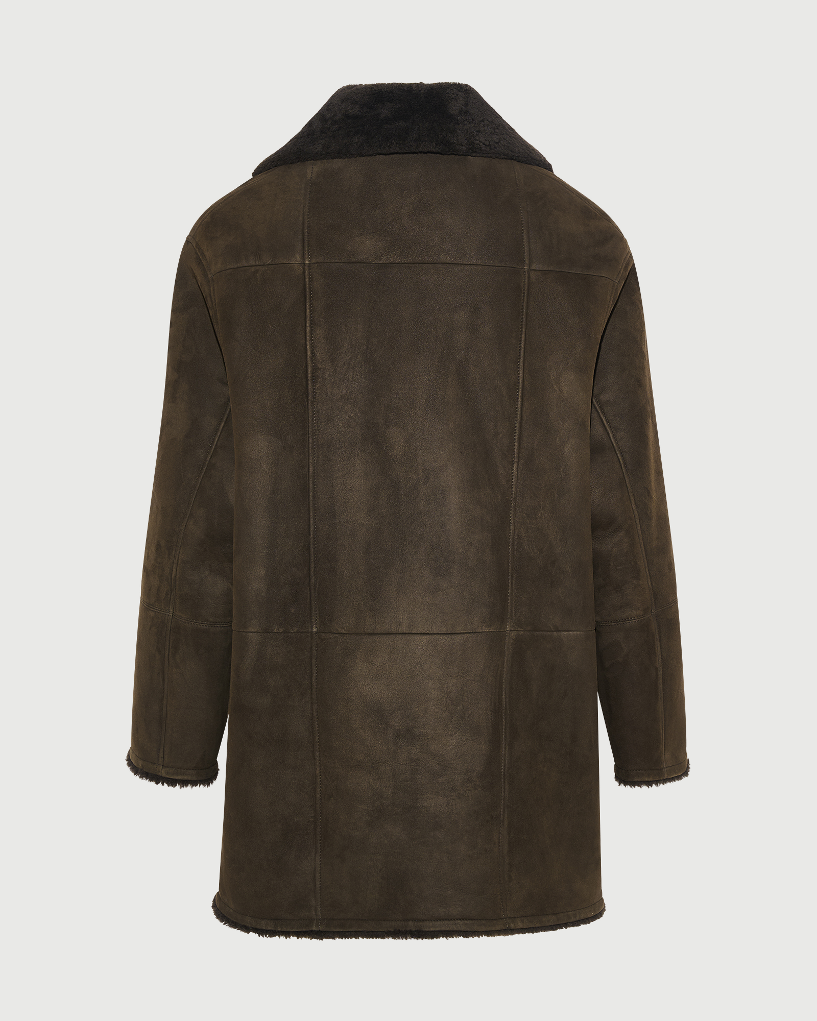 Curly Merino lambskin shearling pea coat - Yves Salomon - New Fall Winter Collection