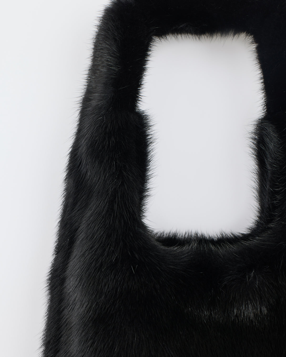 Mink fur bag with lamnskin details - New Fall/Winter Collection