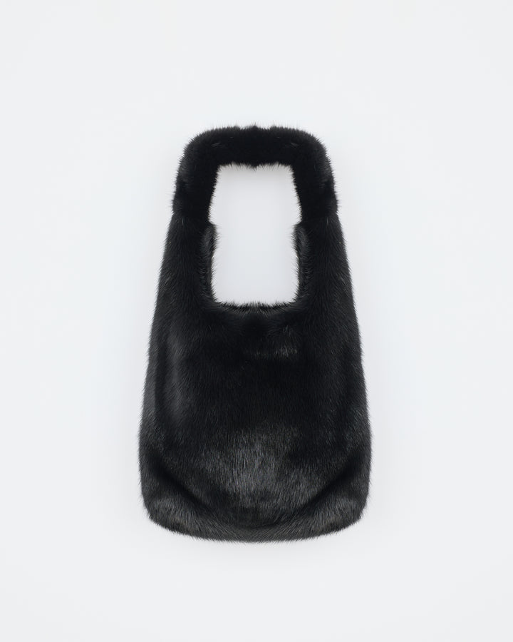 Mink fur bag with lamnskin details - New Fall/Winter Collection