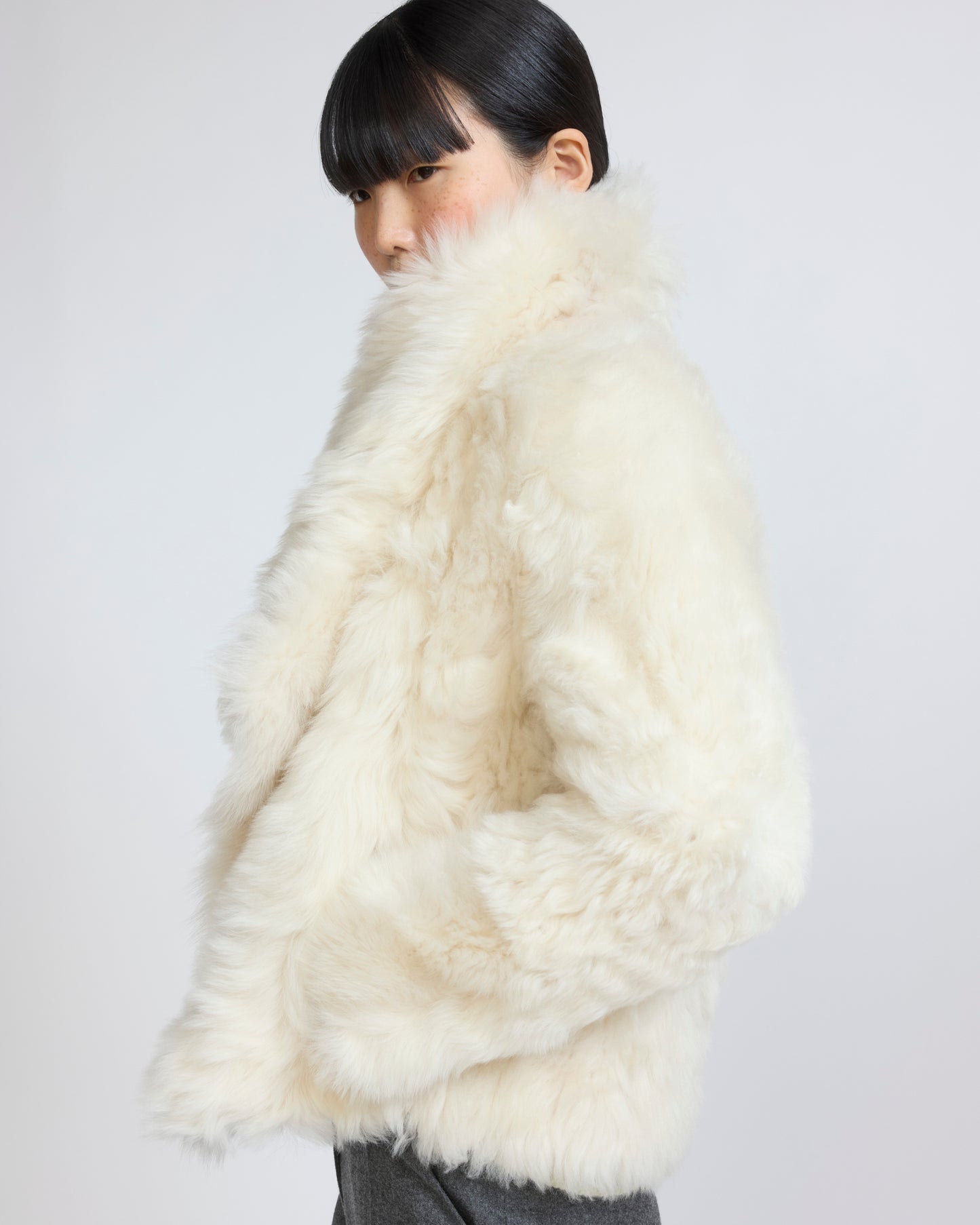 Short jacket in Toscana lambskin - Yves Salomon - New Fall/Winter Collection