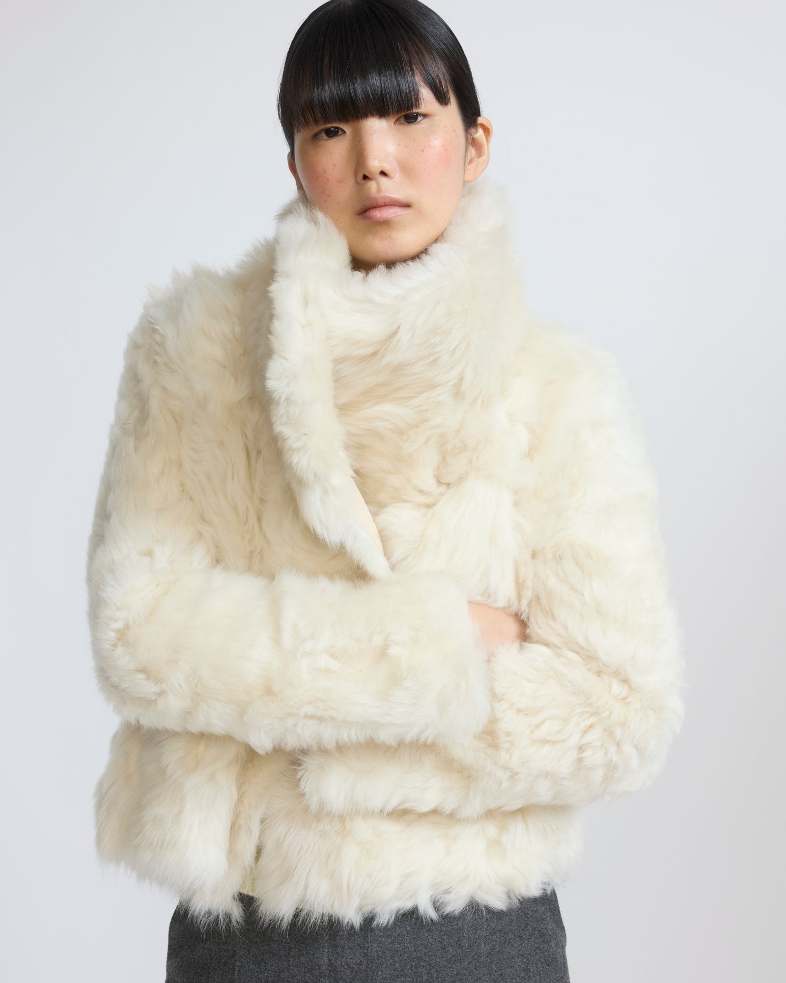 Short jacket in Toscana lambskin - Yves Salomon - New Fall/Winter Collection
