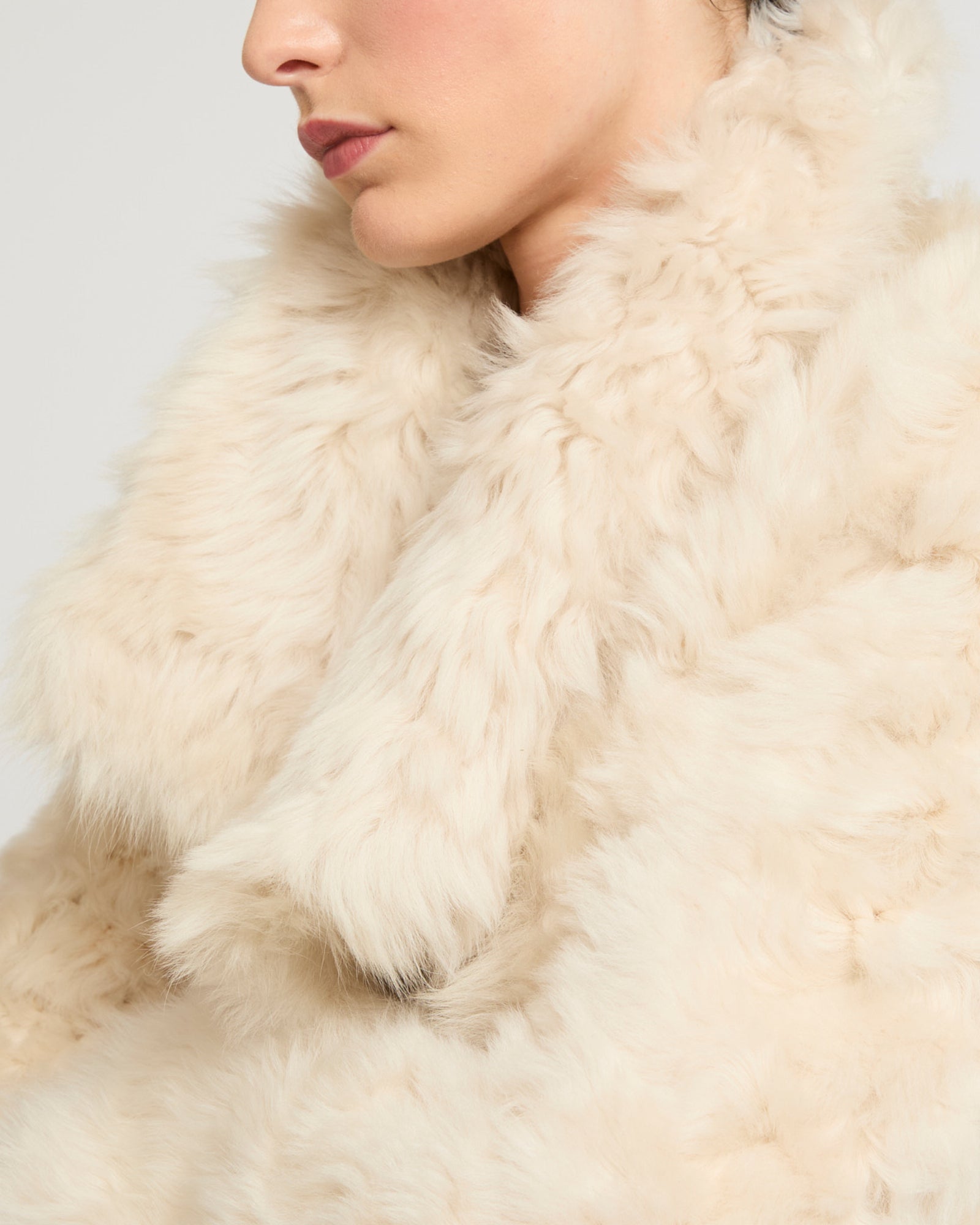 Short jacket in Toscana lambskin -Yves Salomon