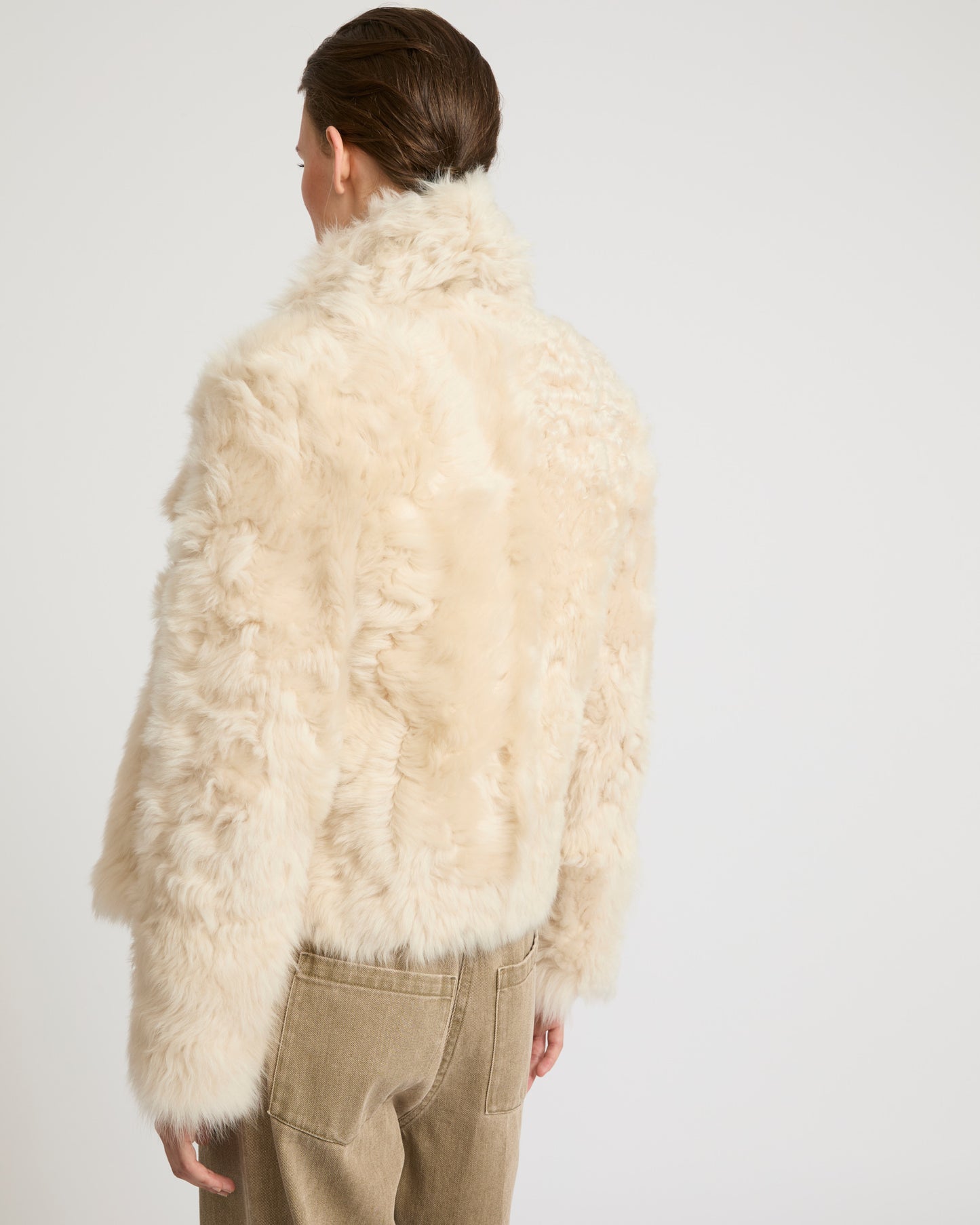 Short jacket in Toscana lambskin -Yves Salomon
