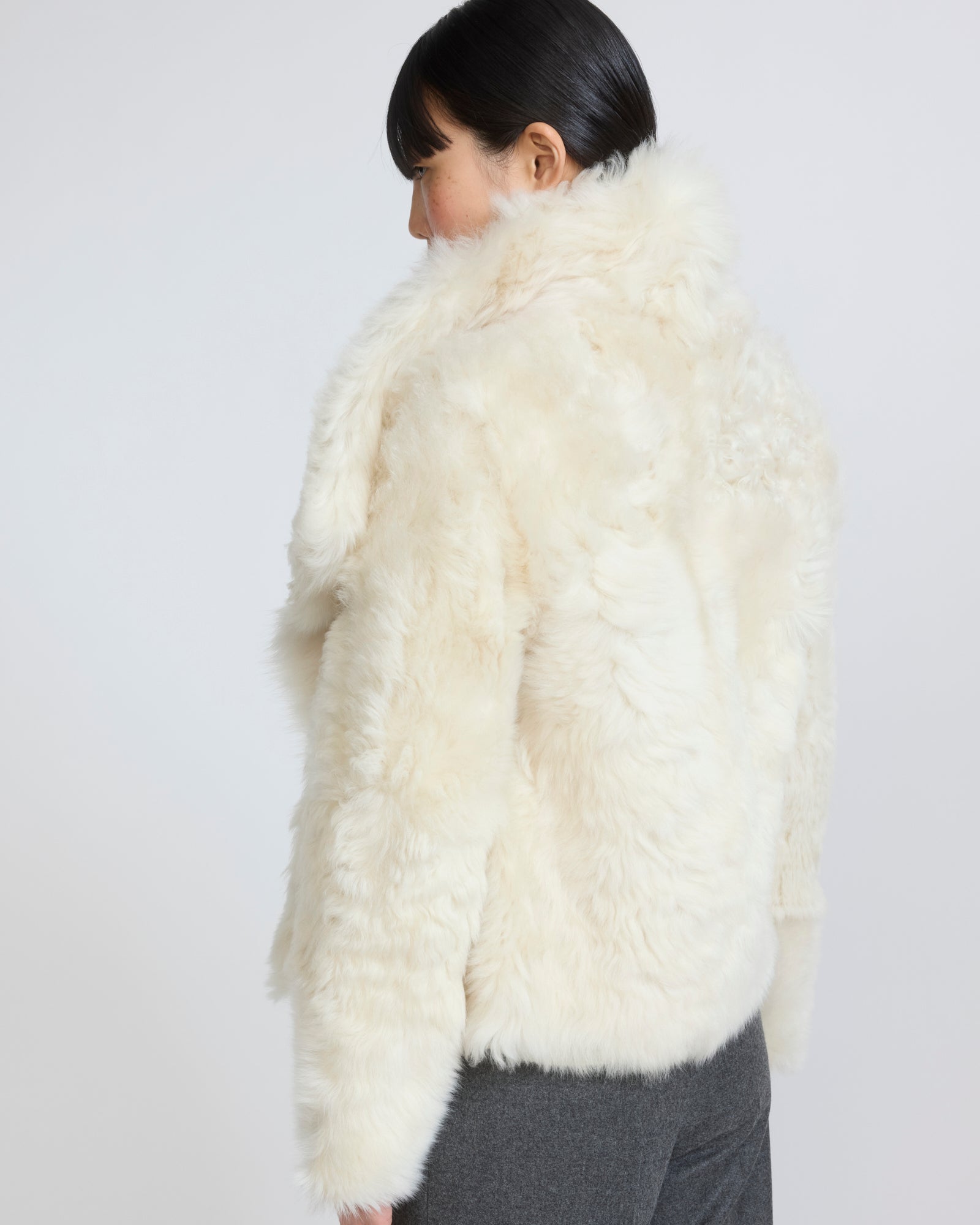 Short jacket in Toscana lambskin - Yves Salomon - New Fall/Winter Collection