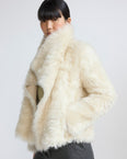 Short jacket in Toscana lambskin