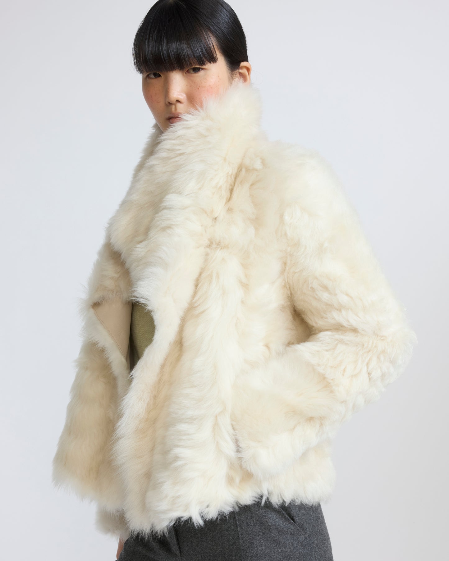 Short jacket in Toscana lambskin - Yves Salomon - New Fall/Winter Collection