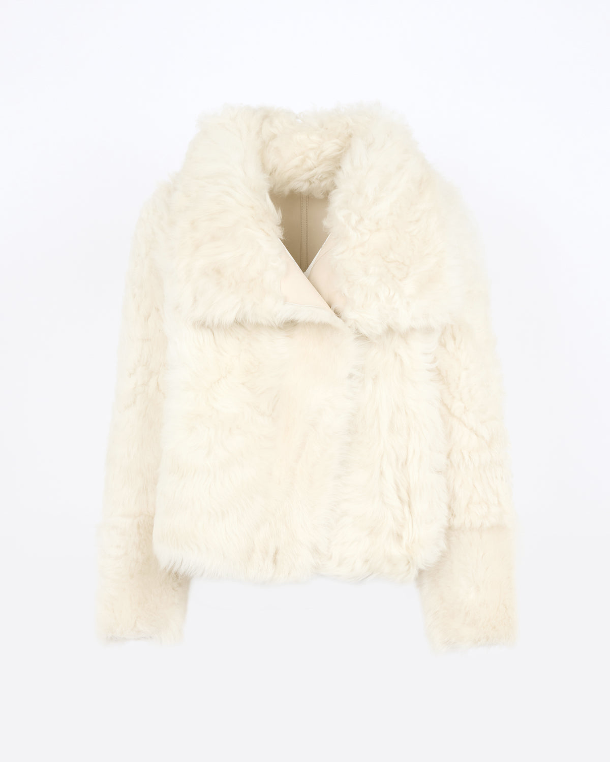 Short jacket in Toscana lambskin