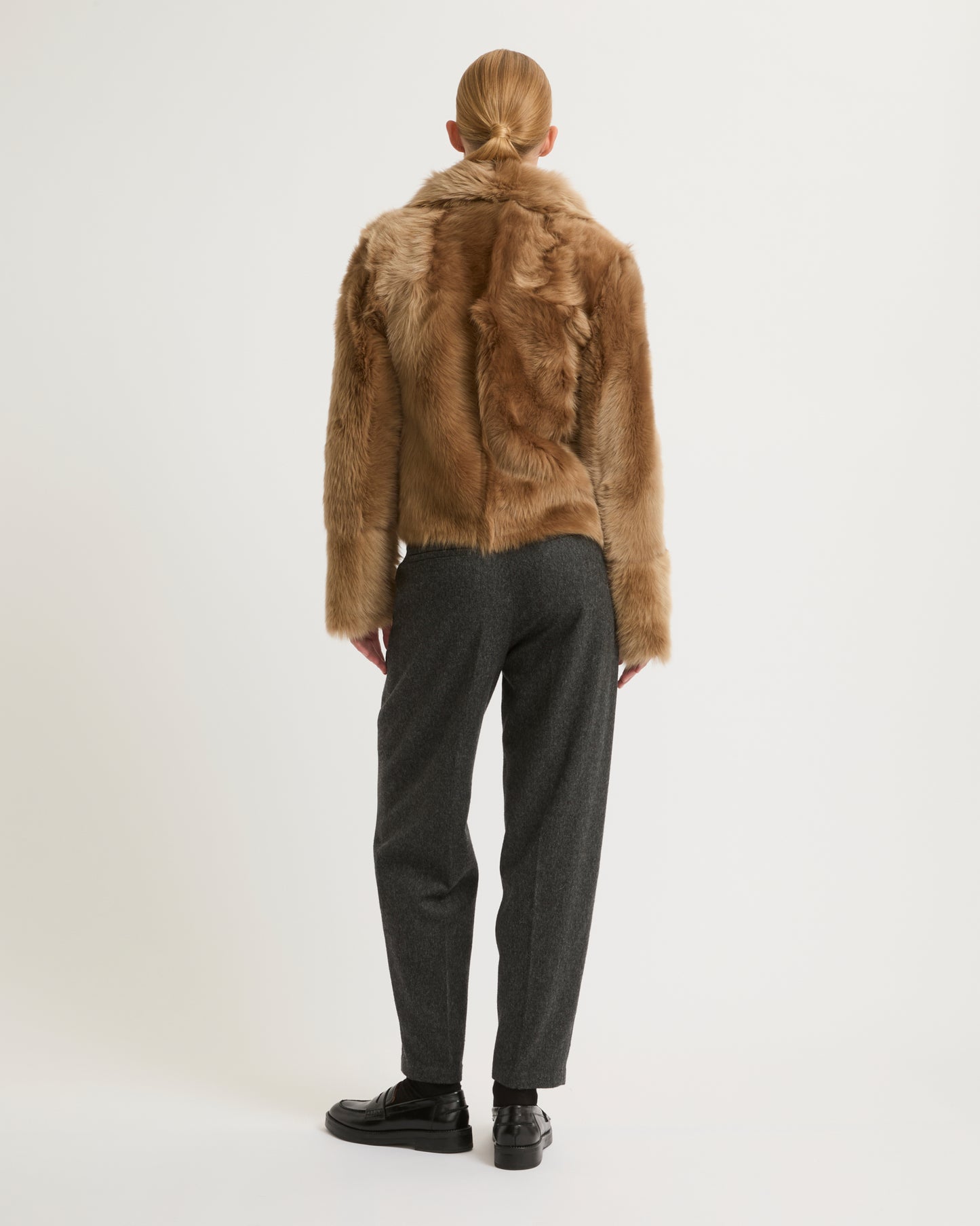 Short jacket in Toscana lambskin -Yves Salomon