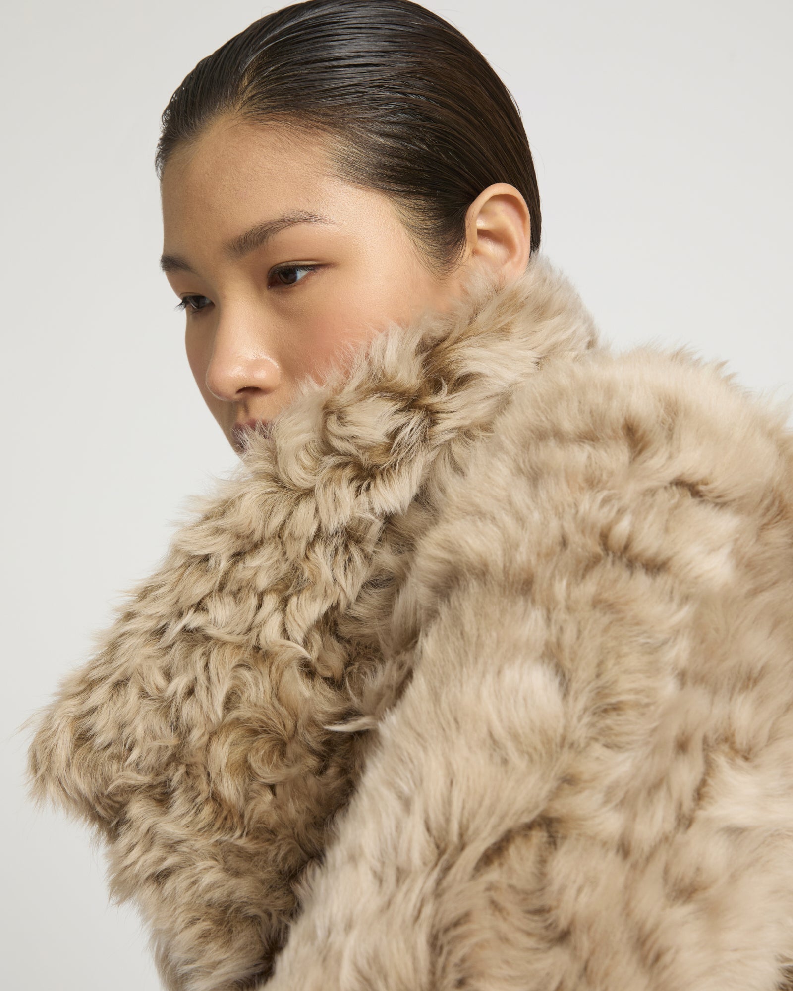 Short jacket in Toscana lambskin -Yves Salomon