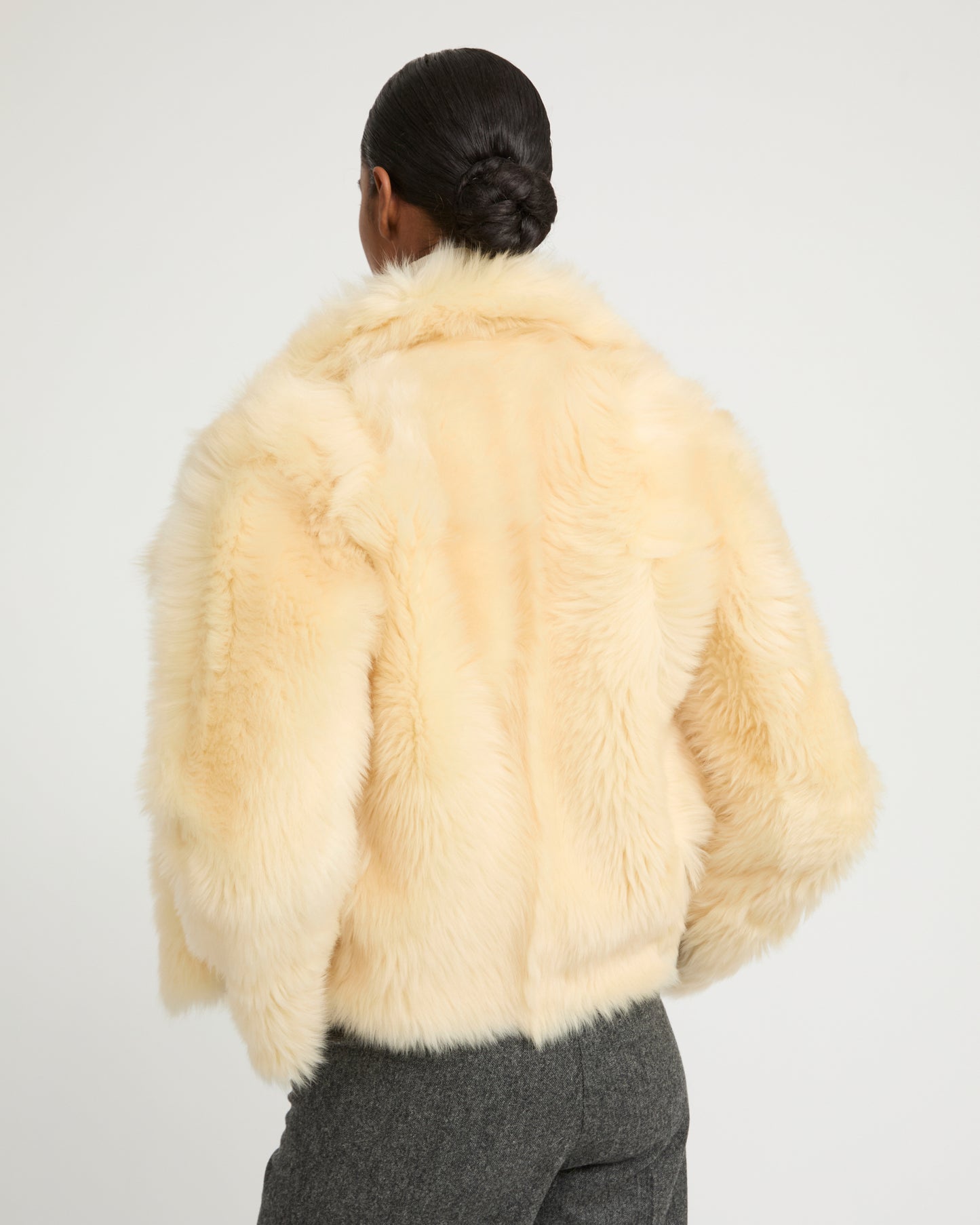 Short jacket in Toscana lambskin