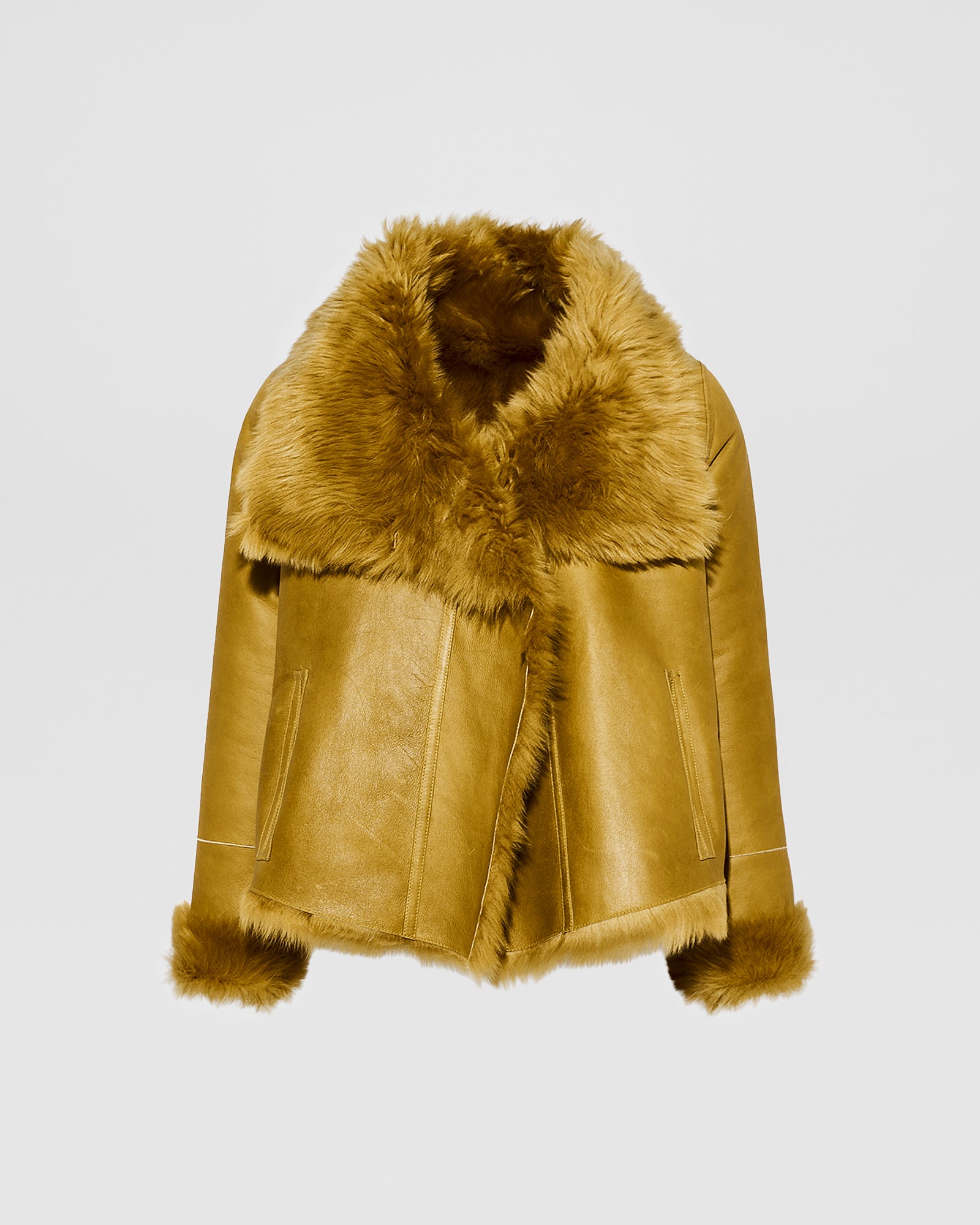 Short jacket in Toscana lambskin -Yves Salomon