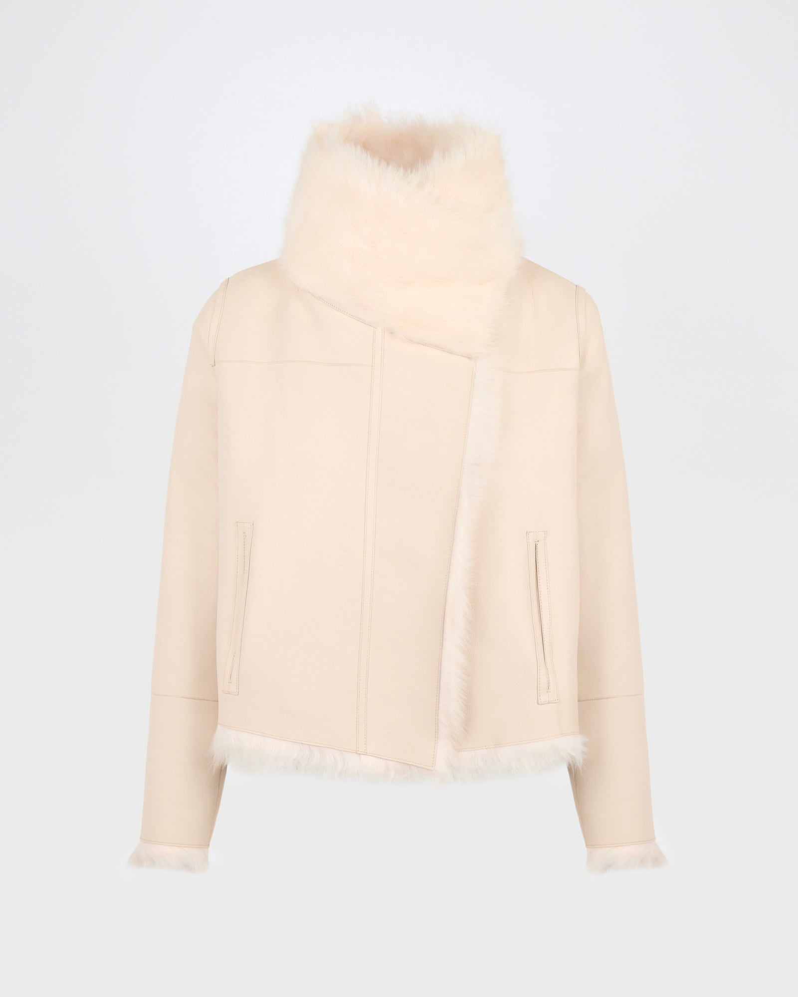 Short jacket in Toscana lambskin - Yves Salomon - New Fall/Winter Collection