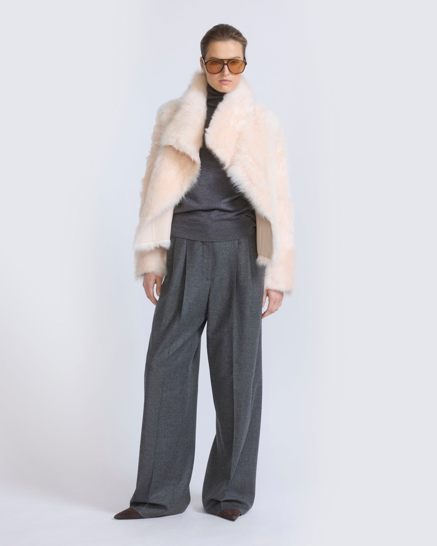 Short jacket in Toscana lambskin - Yves Salomon - New Fall/Winter Collection