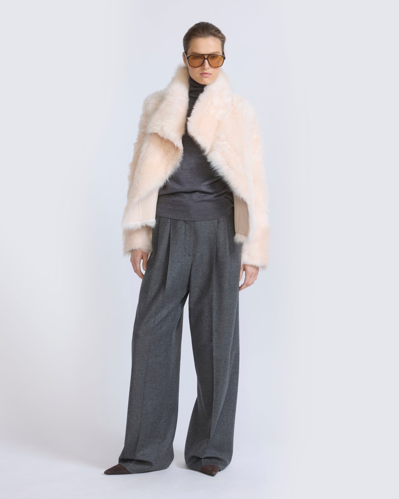Short jacket in Toscana lambskin - Yves Salomon - New Fall/Winter Collection
