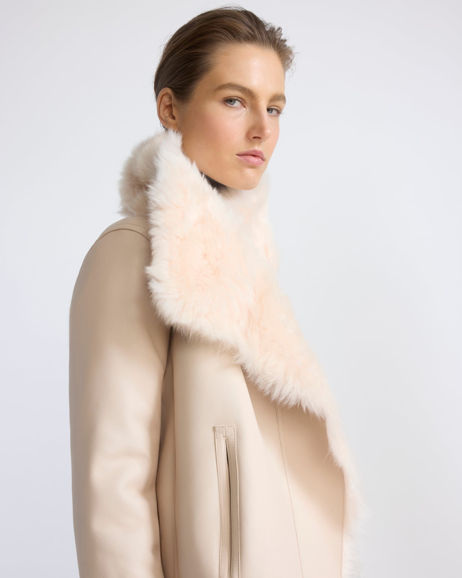 Short jacket in Toscana lambskin - Yves Salomon - New Fall/Winter Collection