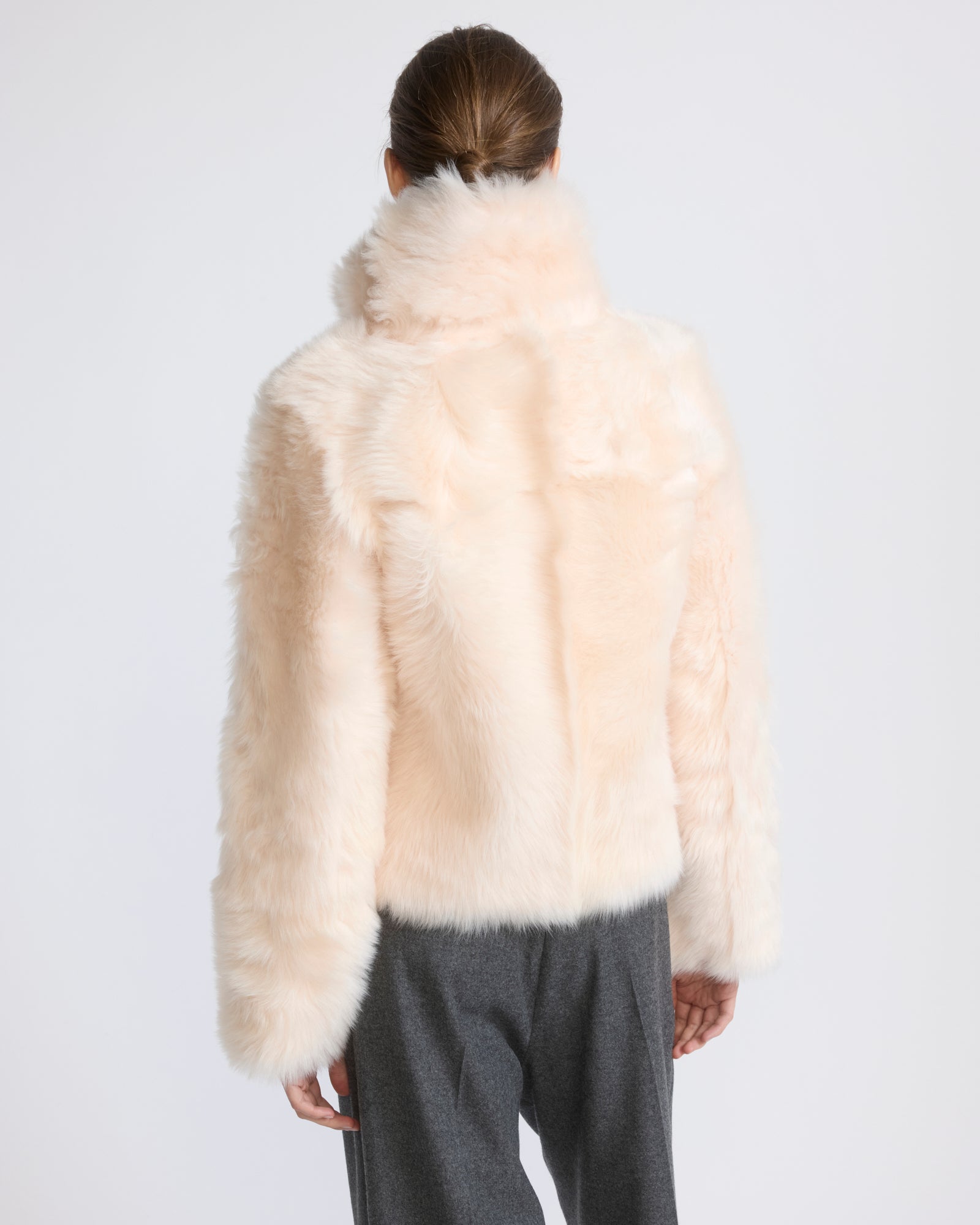 Short jacket in Toscana lambskin - Yves Salomon - New Fall/Winter Collection