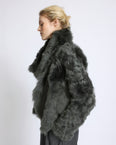 Short jacket in Toscana lambskin