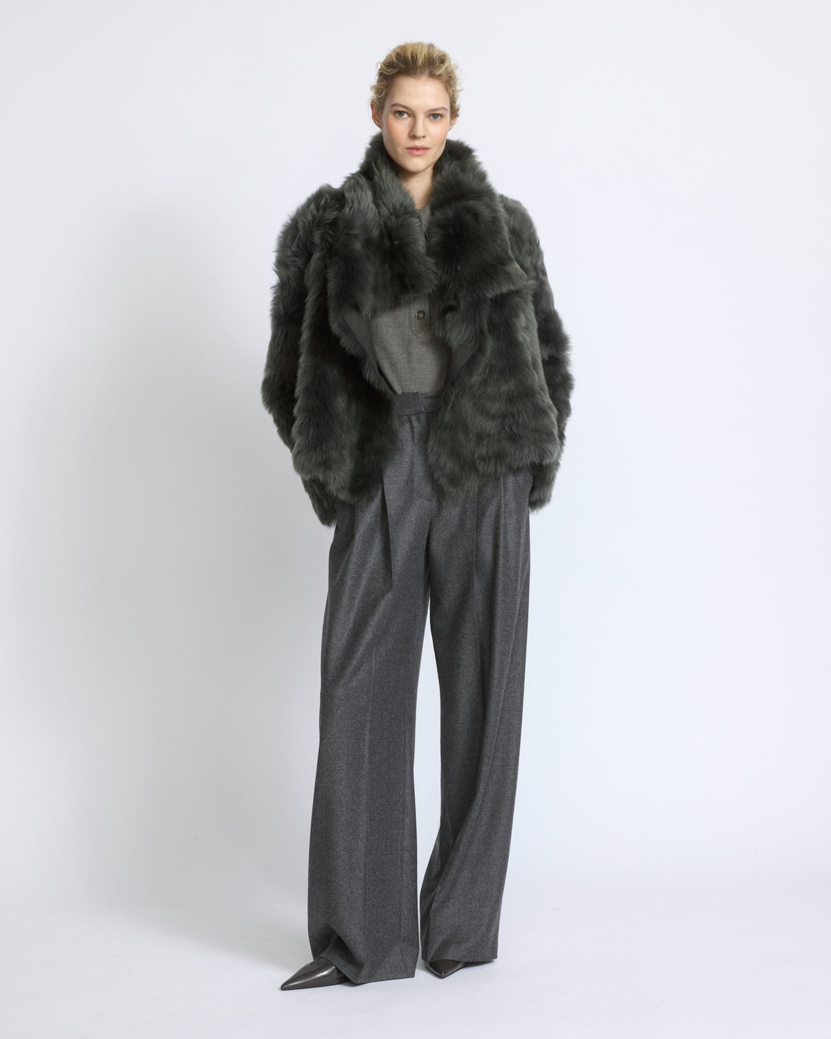 Short jacket in Toscana lambskin - Yves Salomon - New Fall/Winter Collection