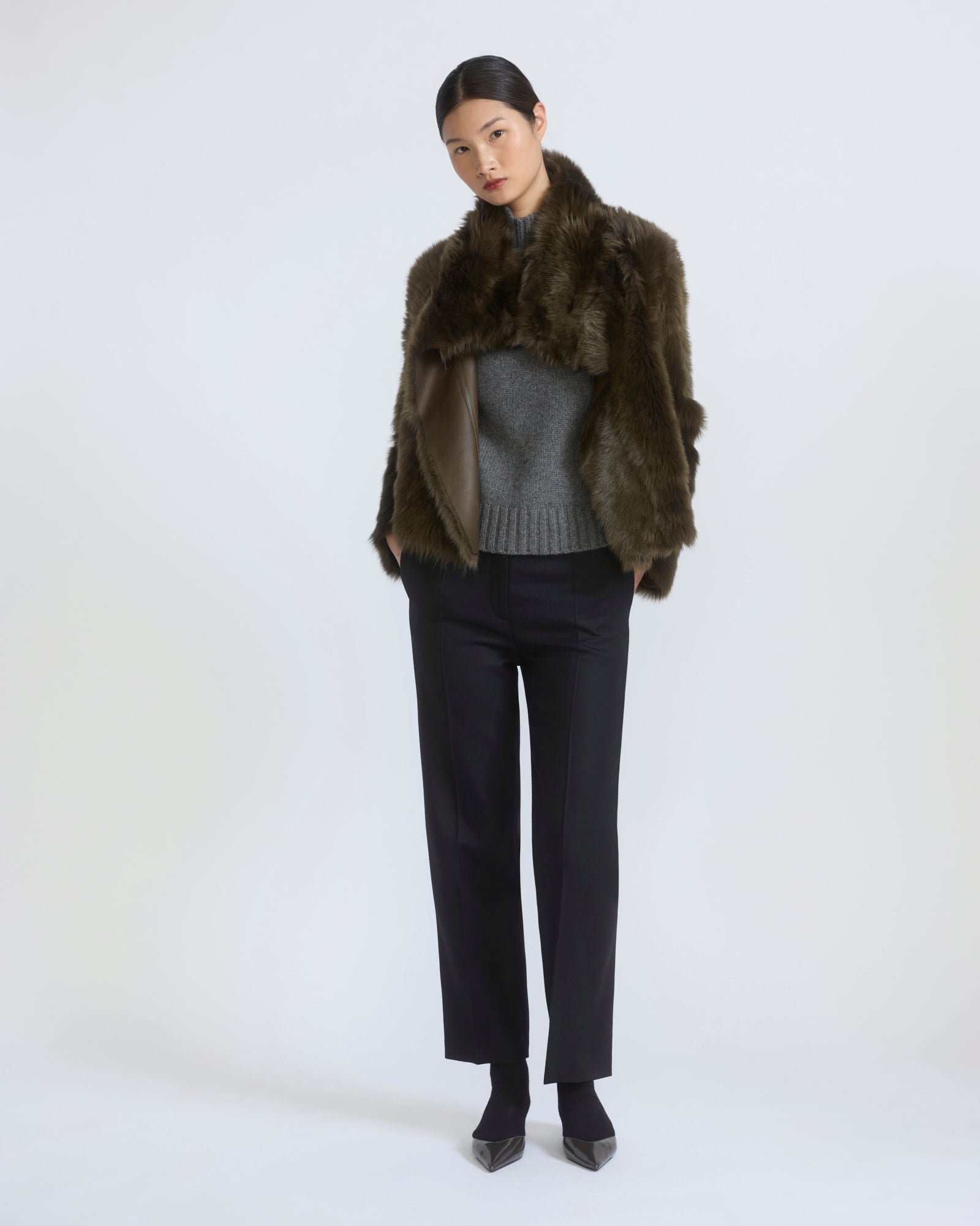 Short jacket in Toscana lambskin - Yves Salomon - New Fall/Winter Collection