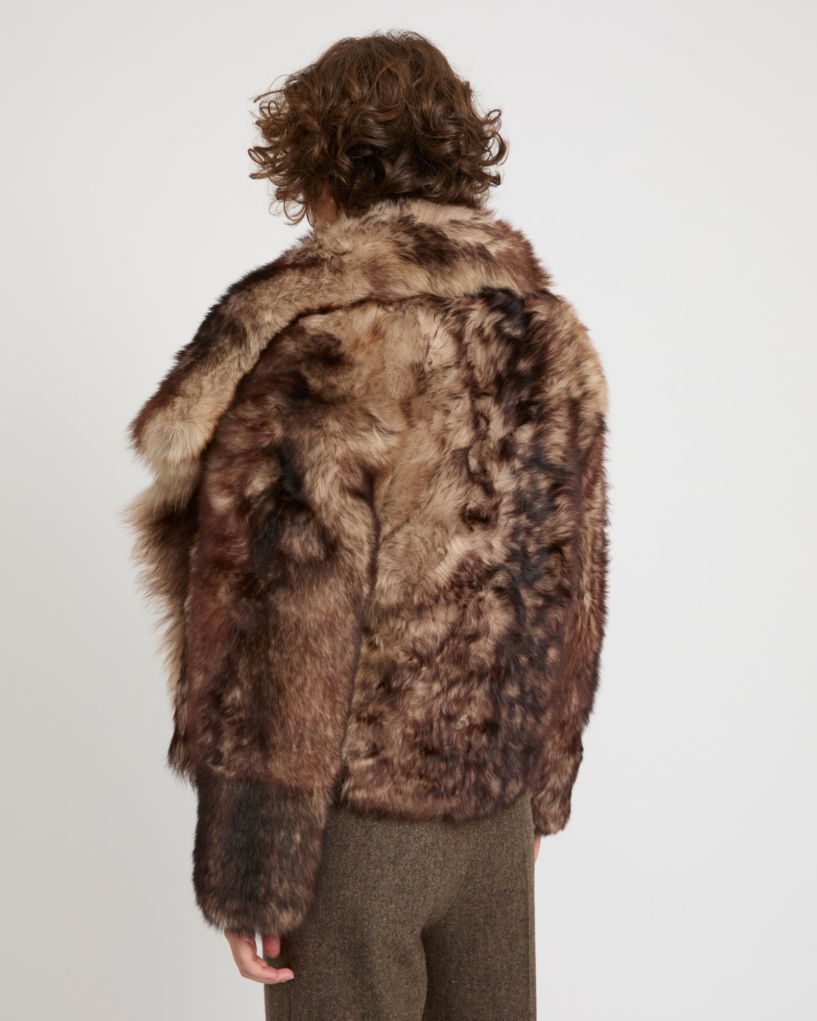 Short jacket in Toscana lambskin -Yves Salomon