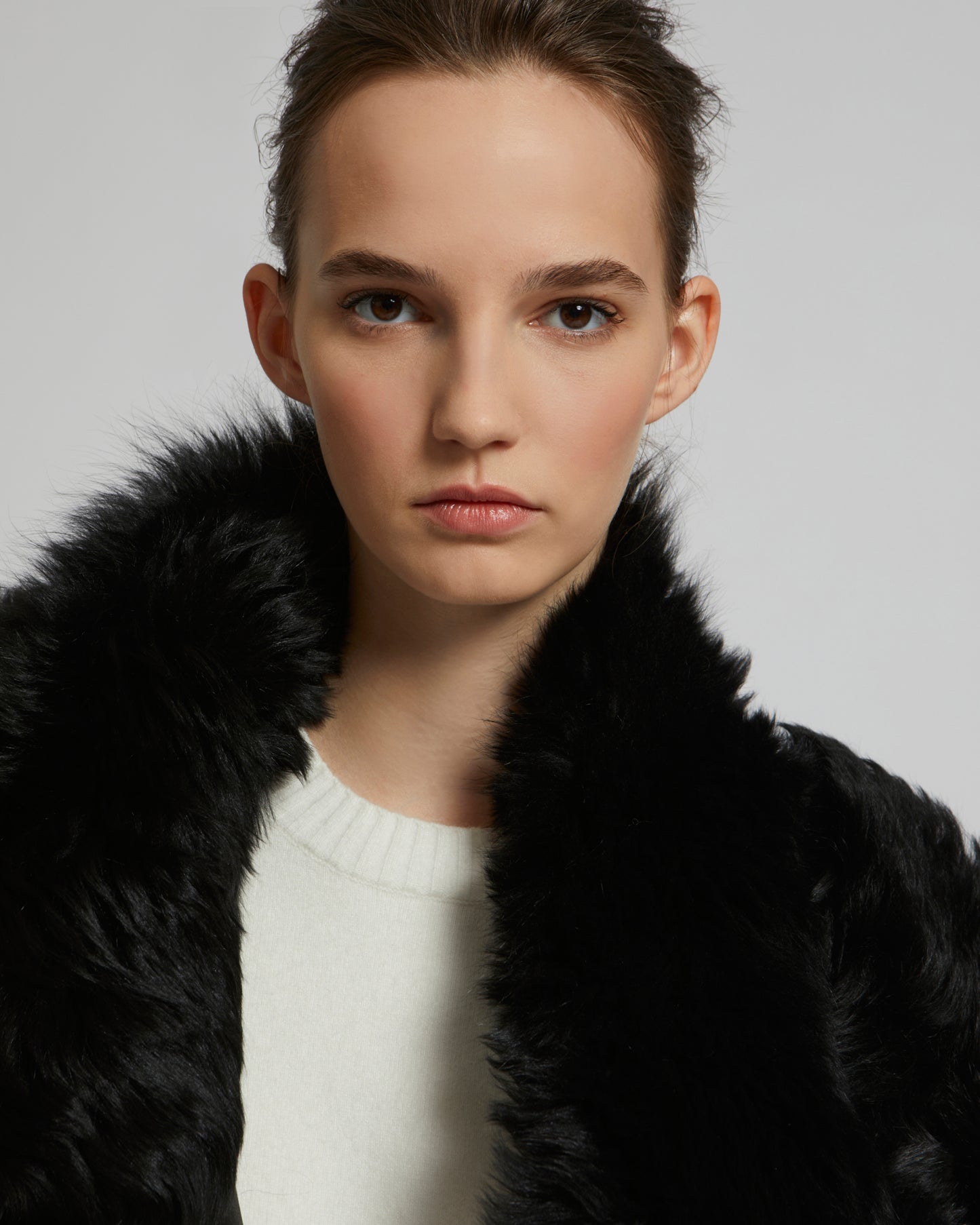 Short jacket in Toscana lambskin -Yves Salomon