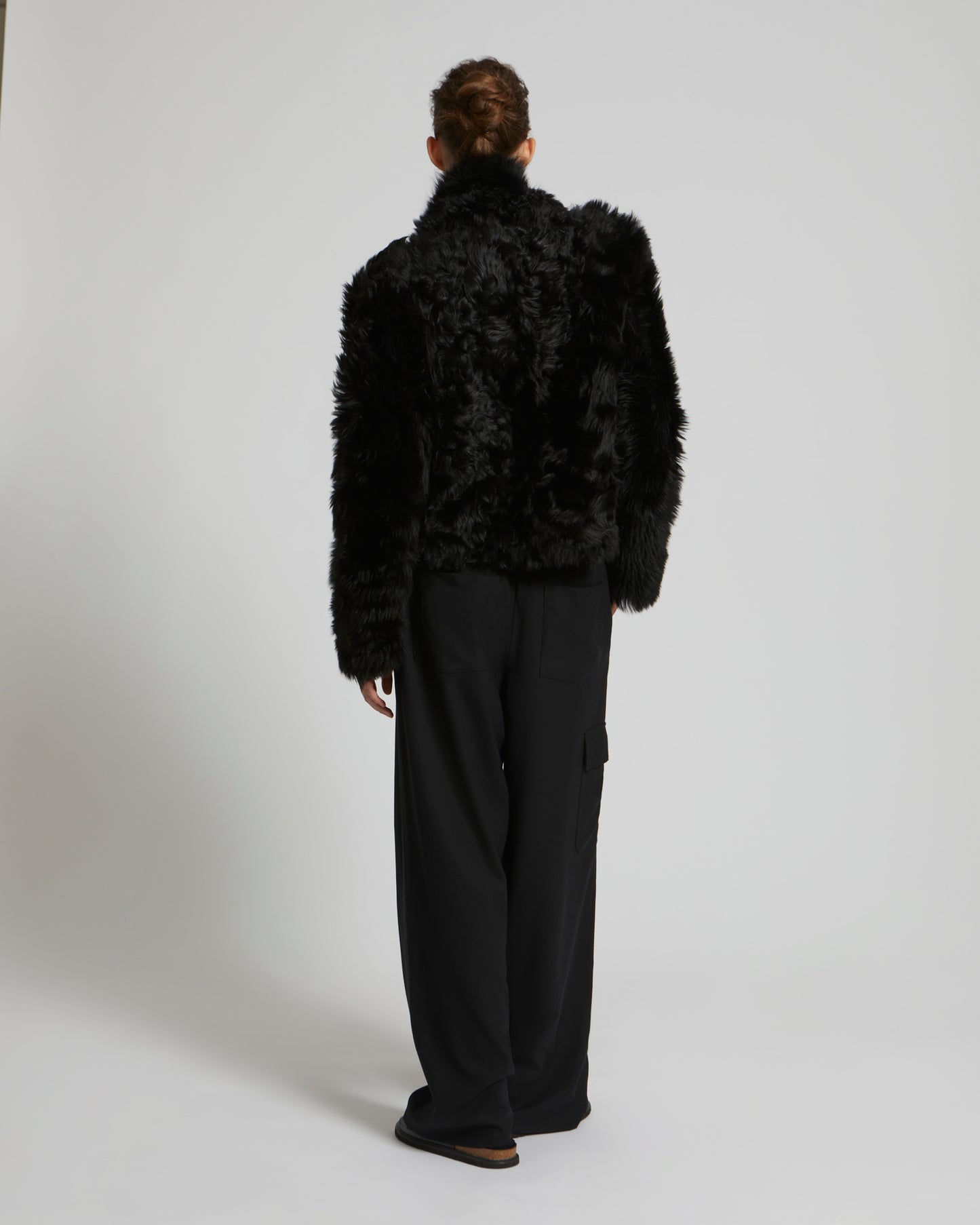 Short jacket in Toscana lambskin -Yves Salomon