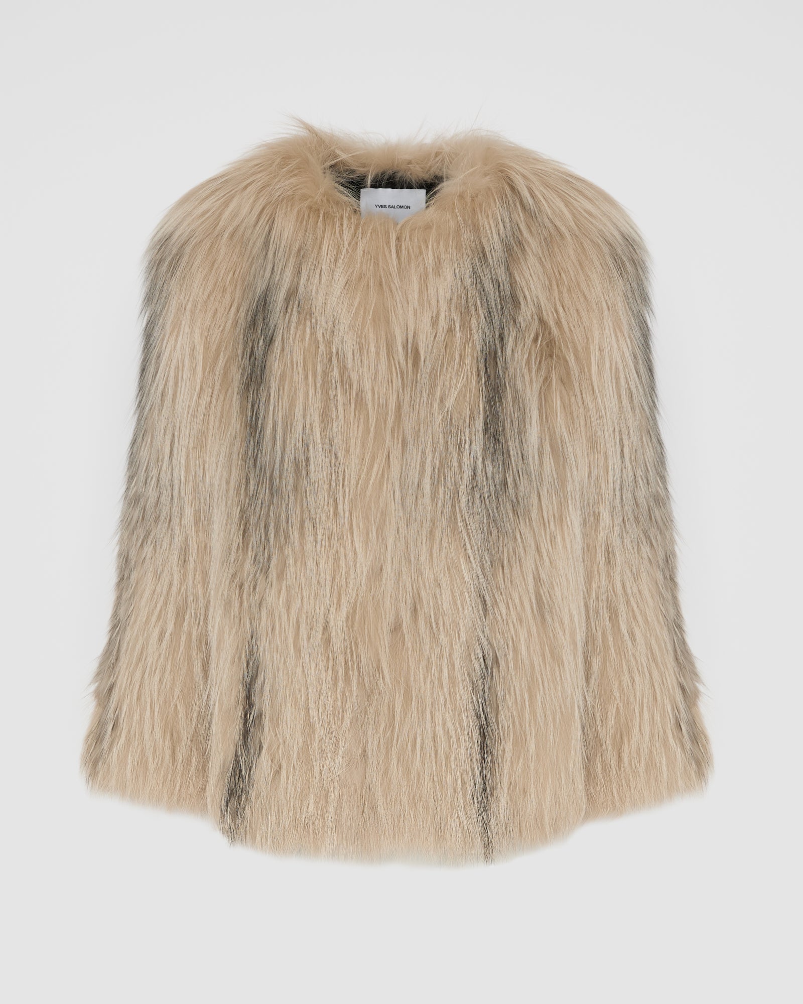 Knitted fox fur jacket -Yves Salomon