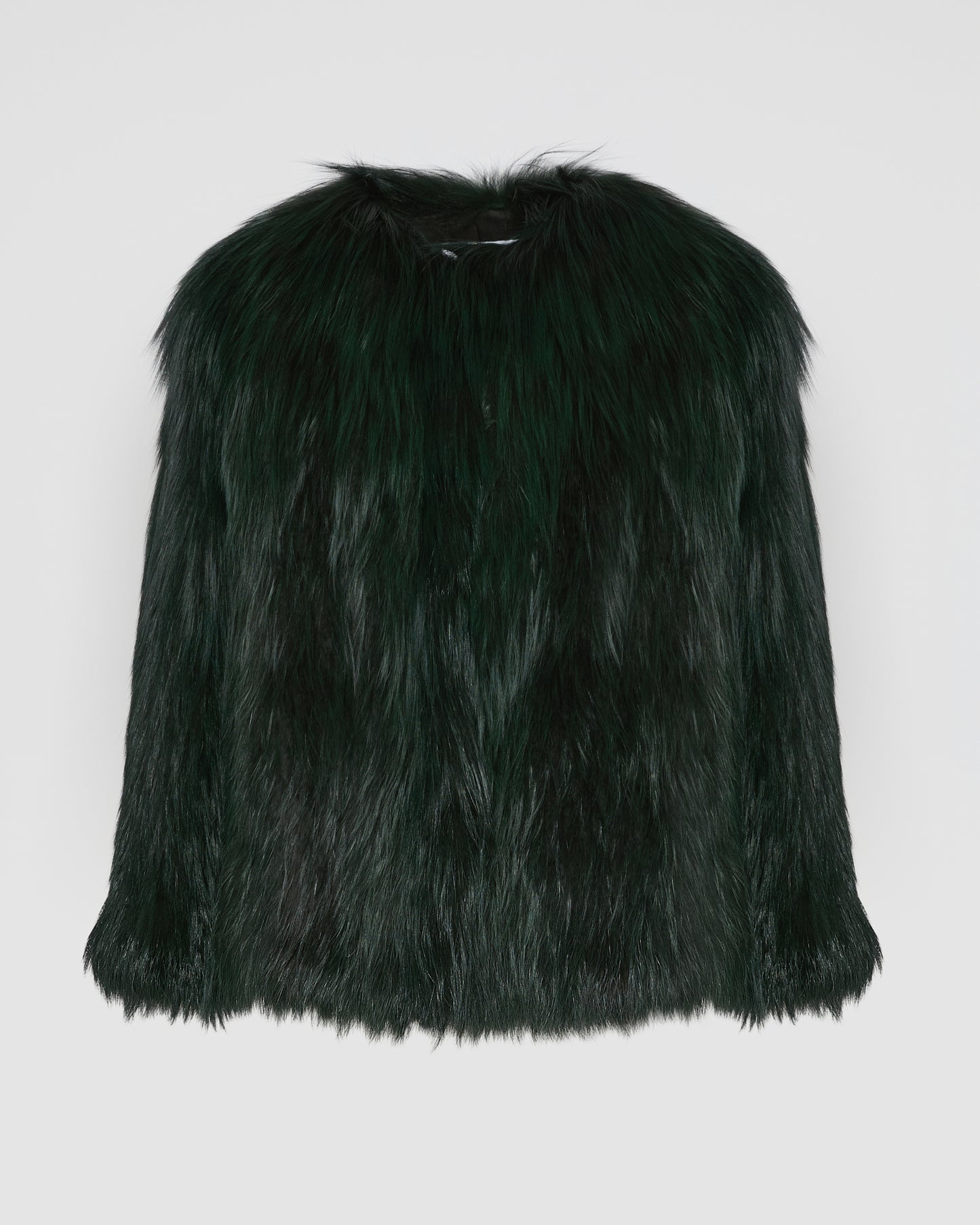 Knitted fox fur jacket -Yves Salomon